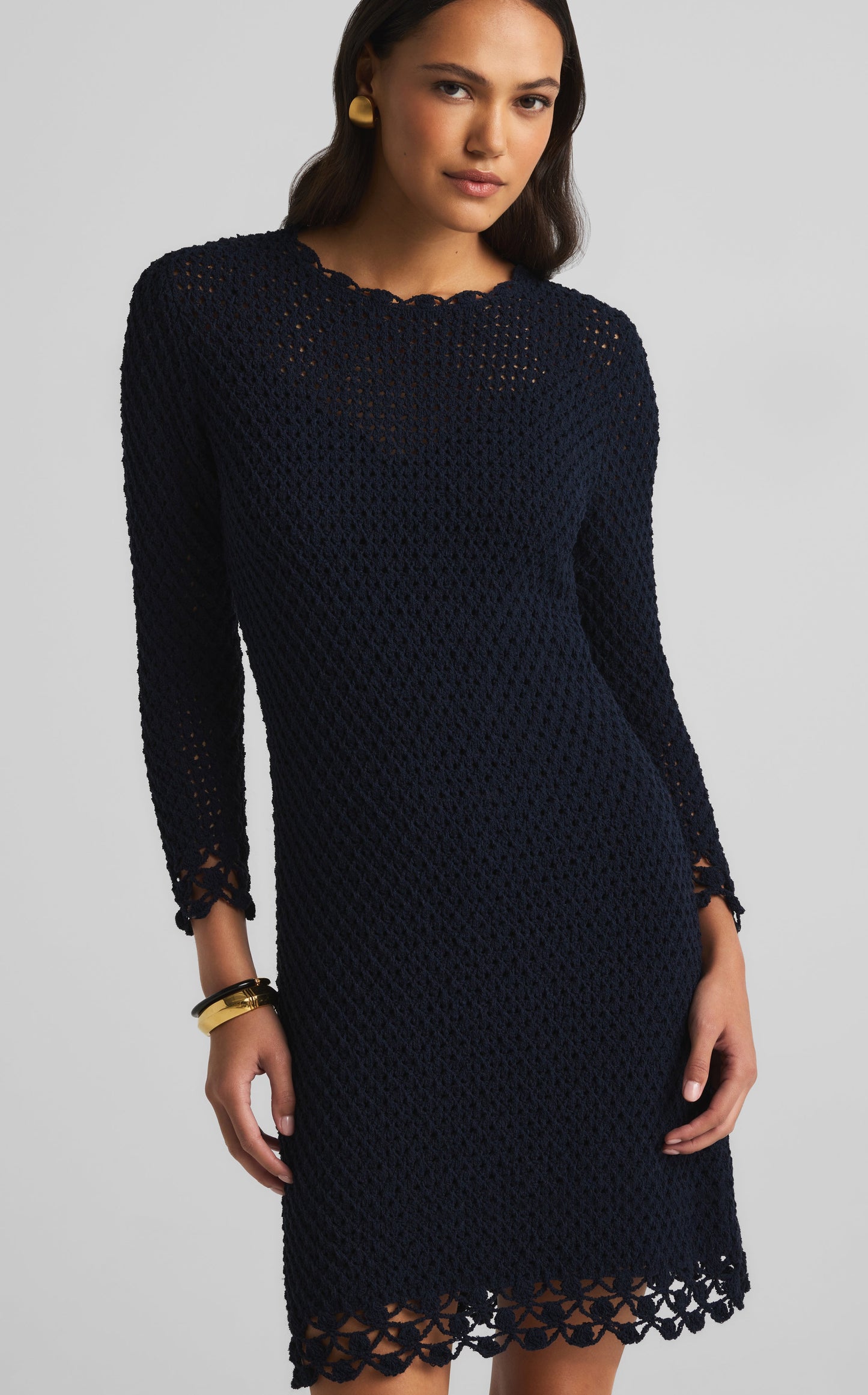 Boucle Crochet Dress