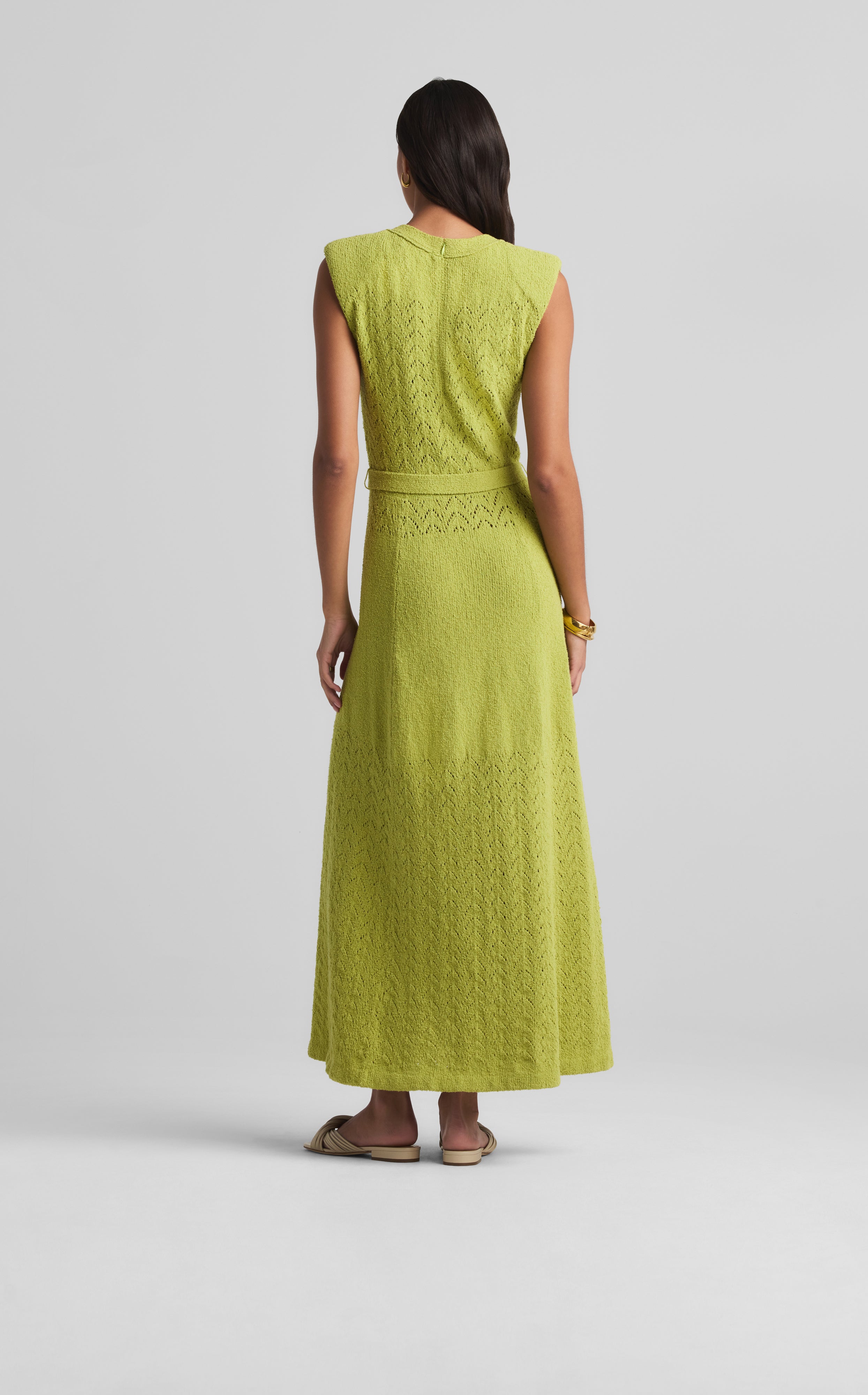 ワンピース PLAIN FW25 TWEED MULTICOLOR DRESS (465114366 980) Chevron Knit Dress – St. John Knits