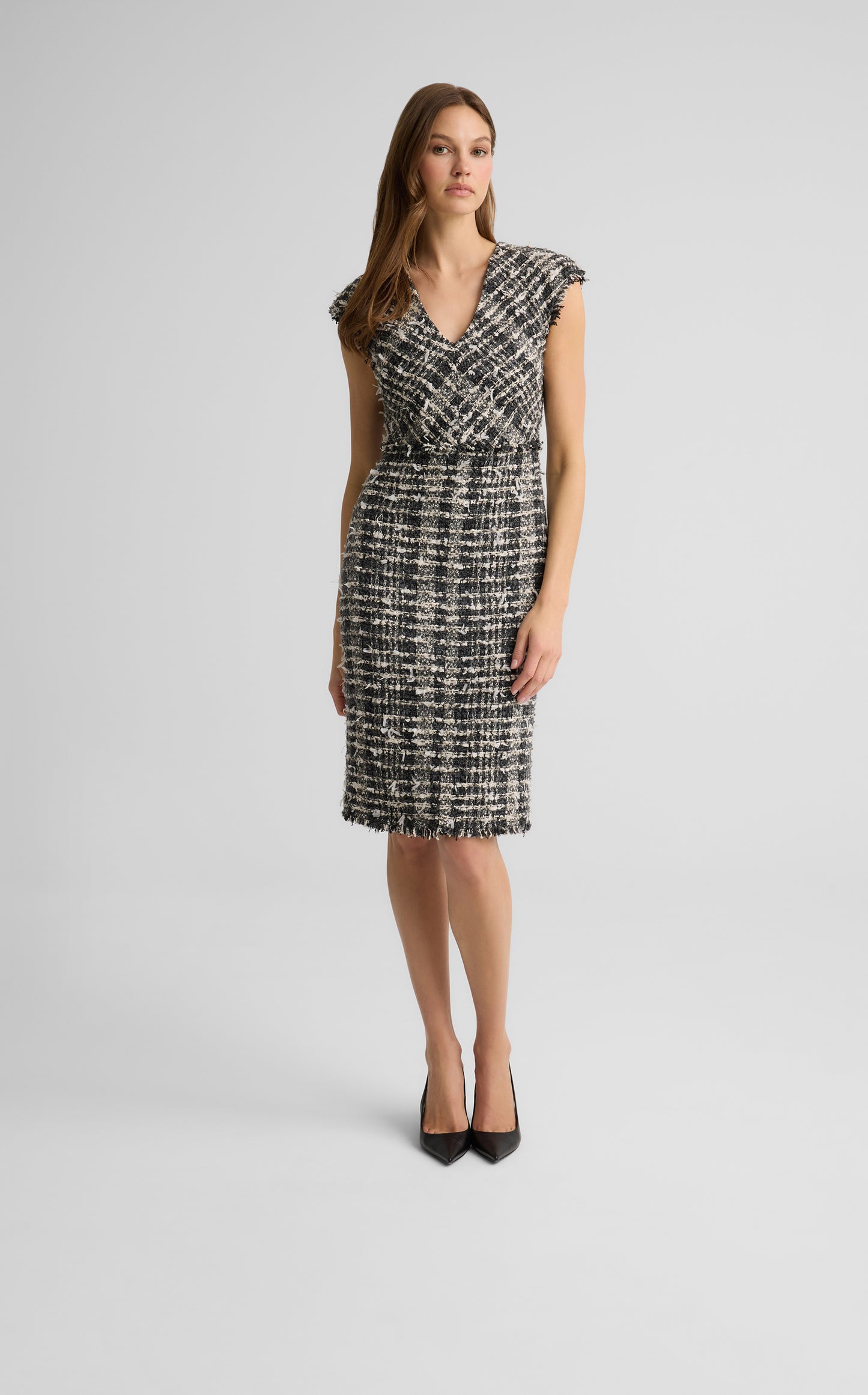 Vivi Dress in Topanga Tweed