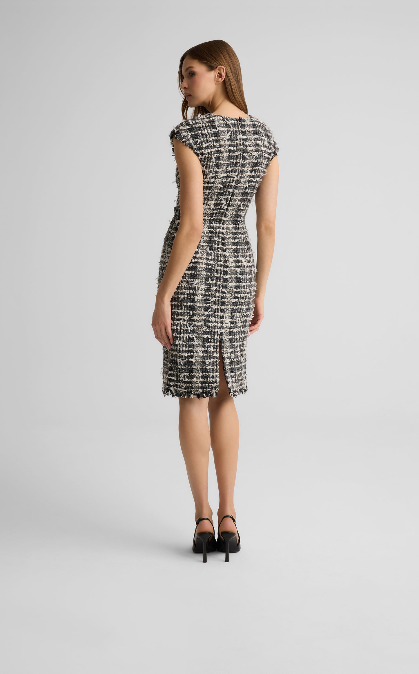 Vivi Dress in Topanga Tweed