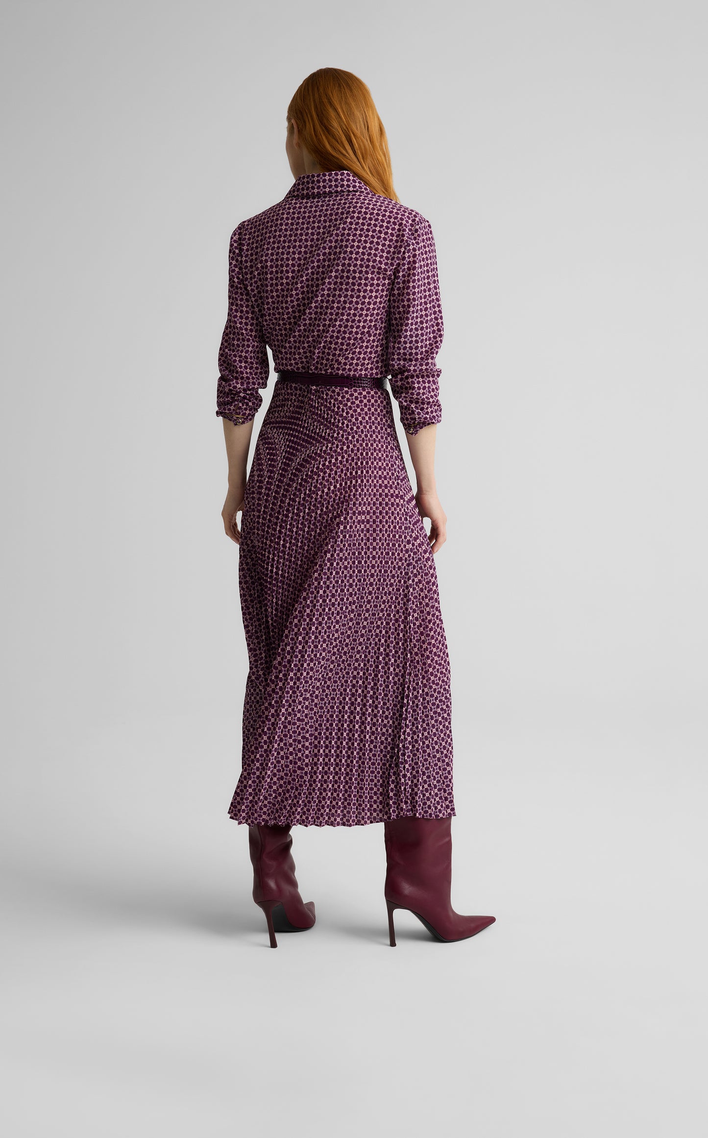 Estelle Dress in Geo Petal Print