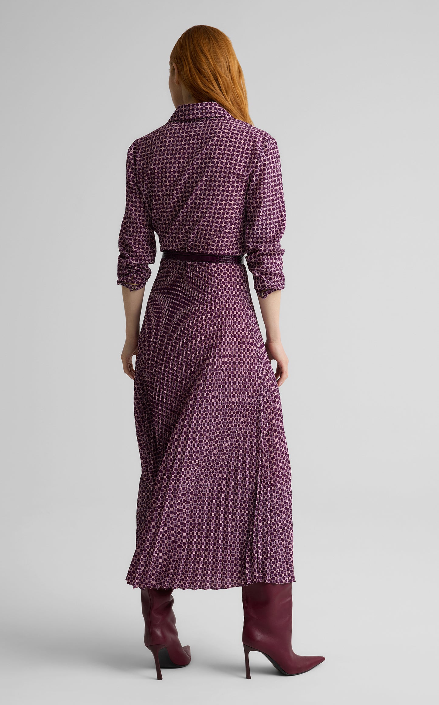 Estelle Dress in Geo Petal Print