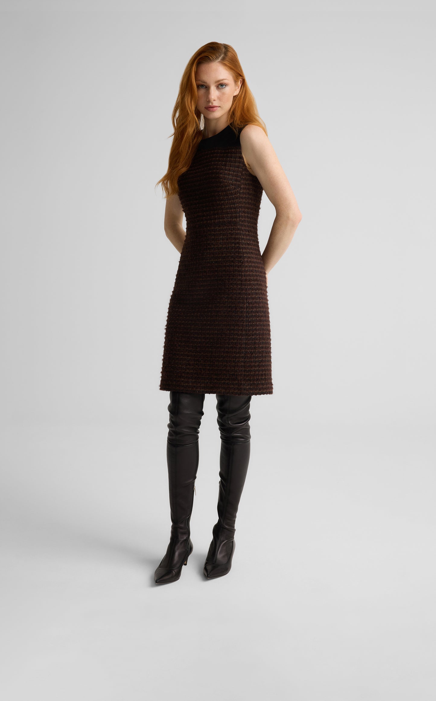 Selma Dress in Vicente Tweed