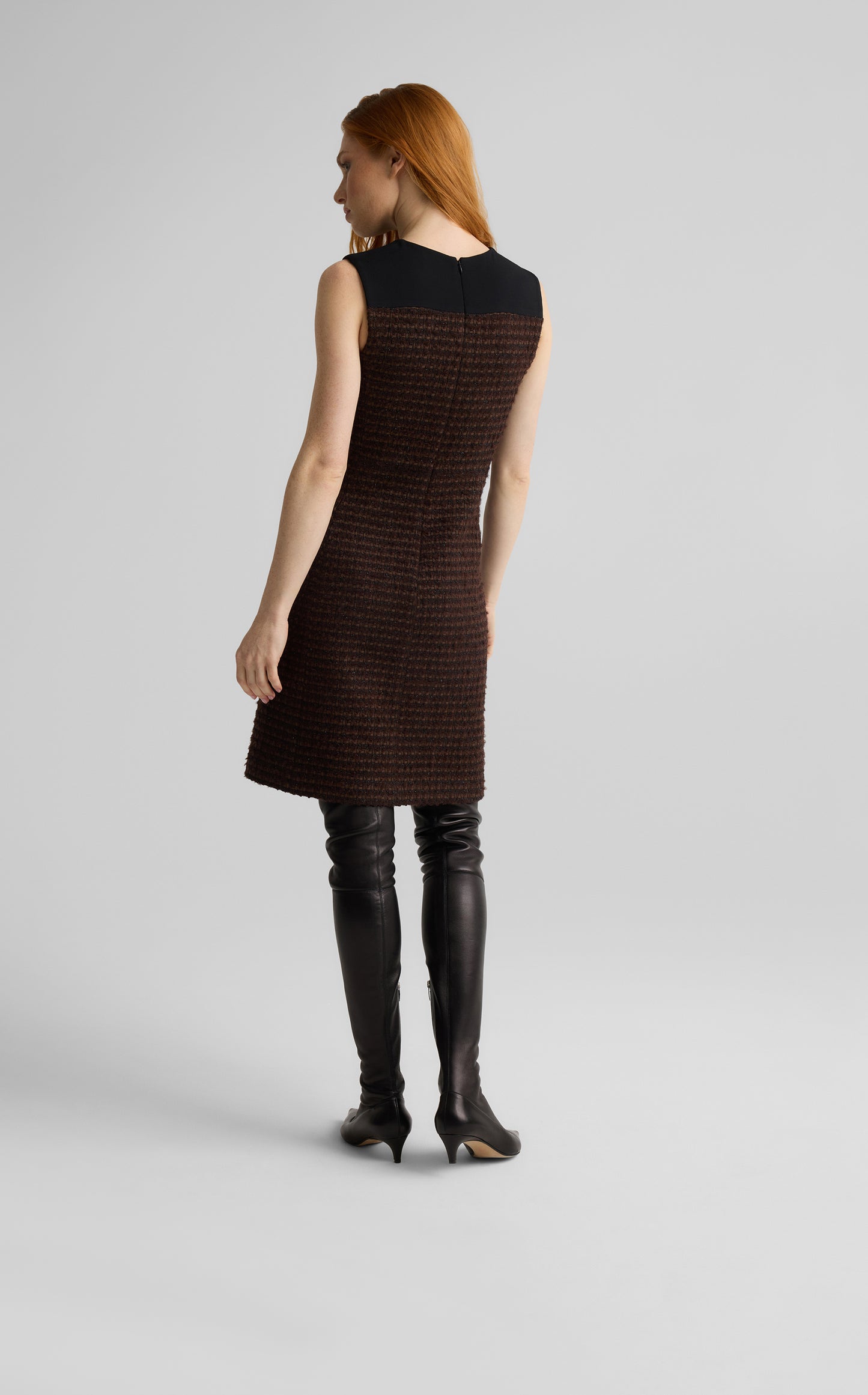 Selma Dress in Vicente Tweed