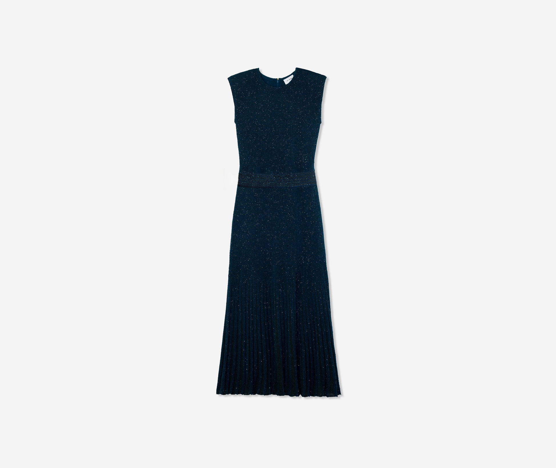 Cap Sleeve Sequin Knit Gown