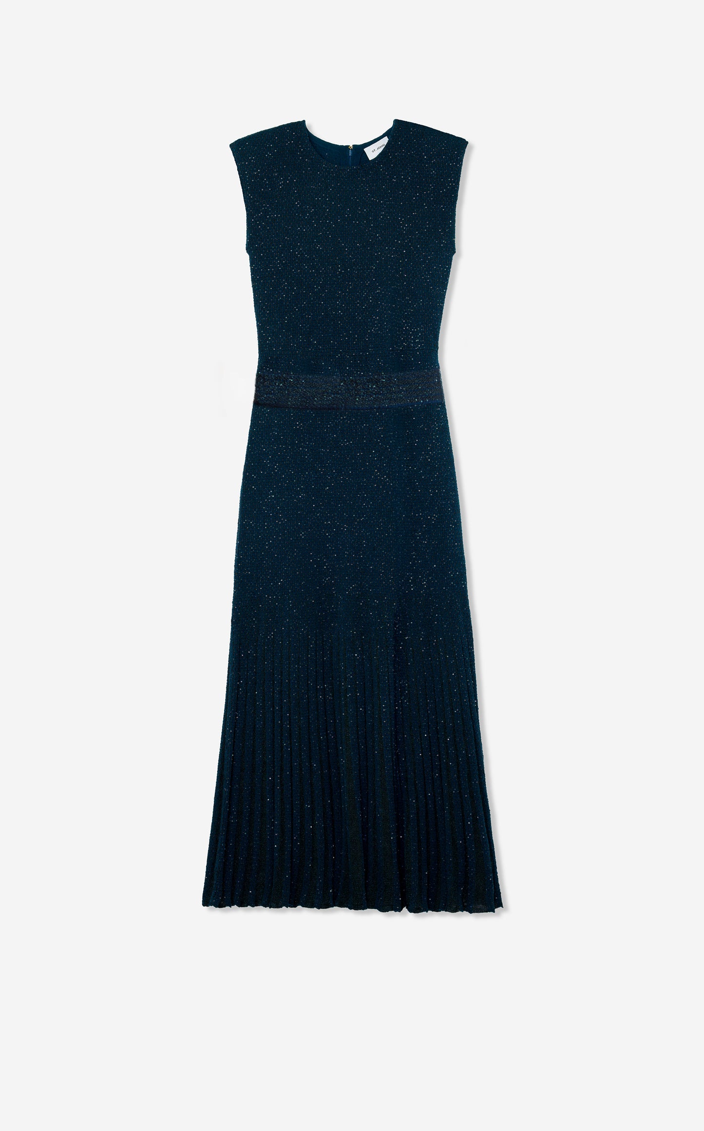 Cap Sleeve Sequin Knit Gown