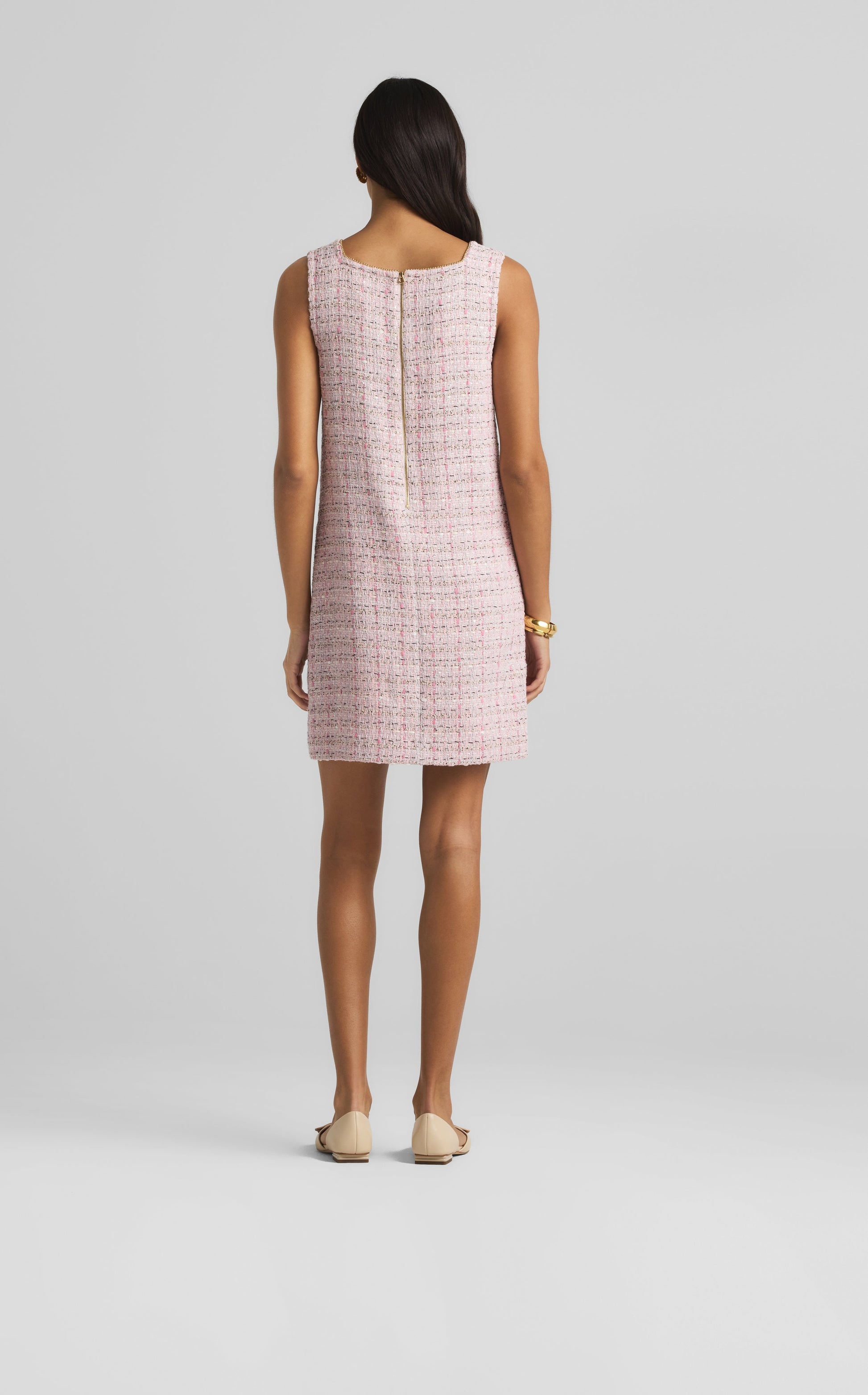 Lightweight Lurex Tweed Dress