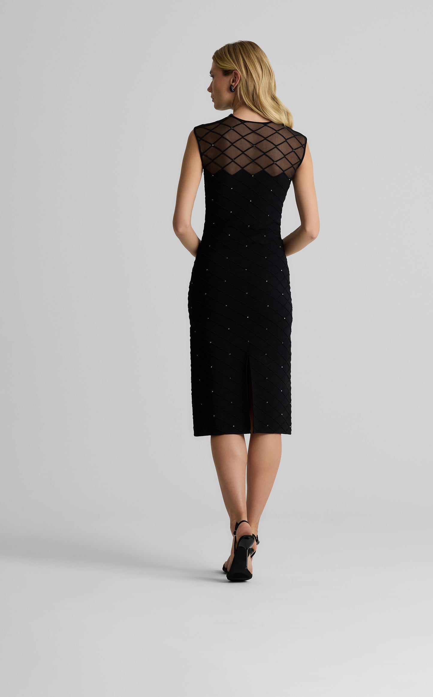 Julie Dress in Diamond Knit