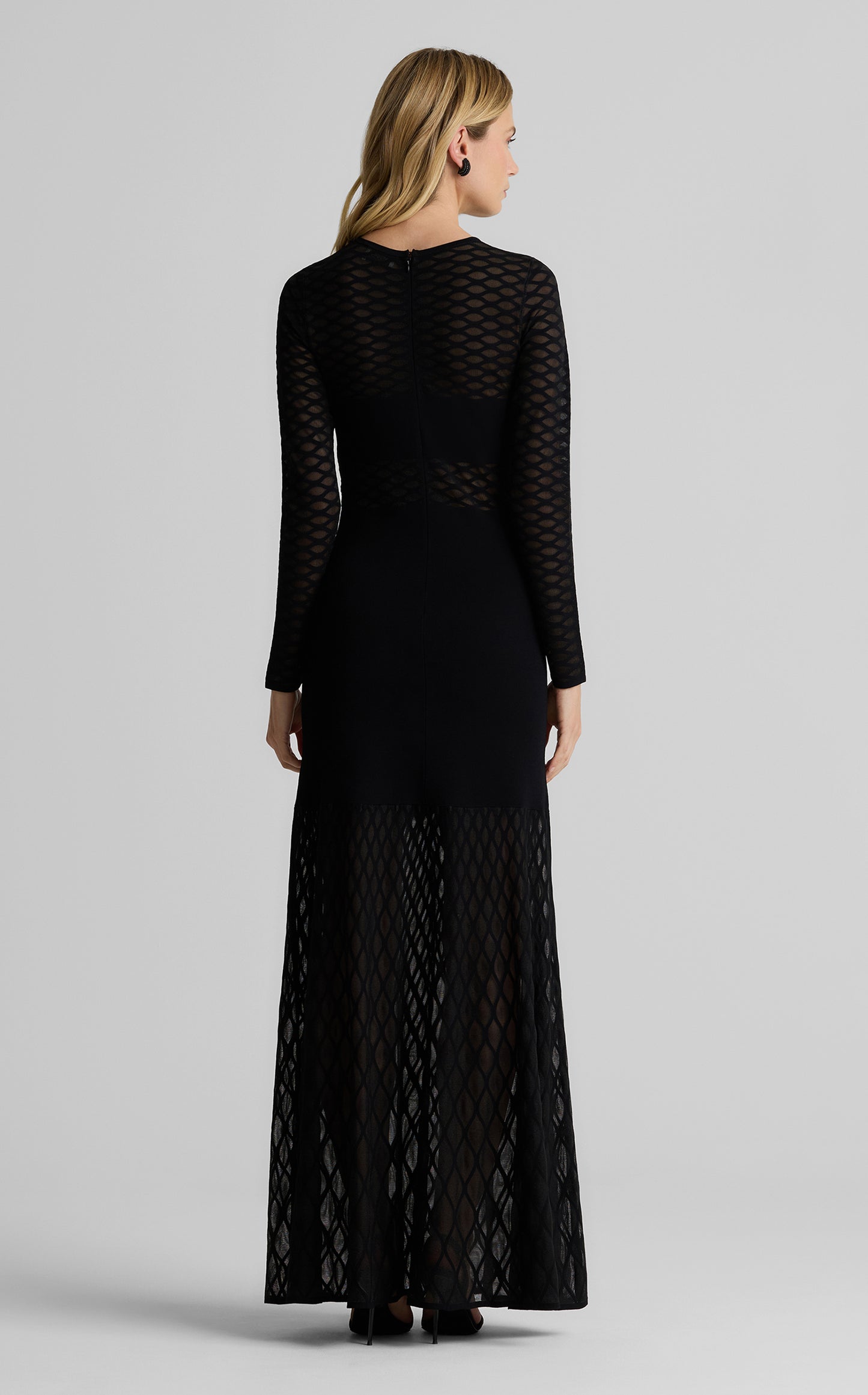 Dina Gown in Diamond Knit