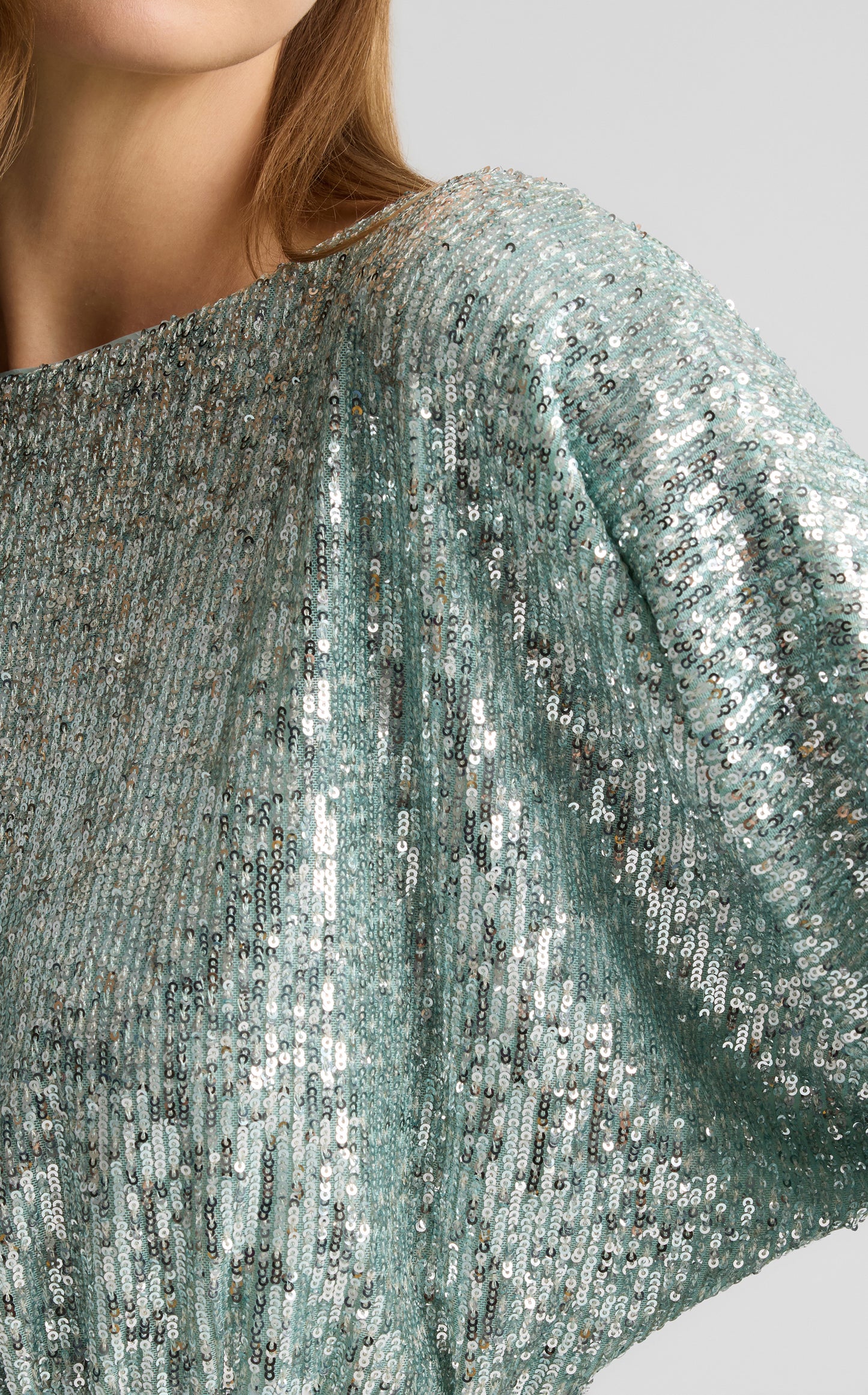 Emmy Dress in Stretch Paillette
