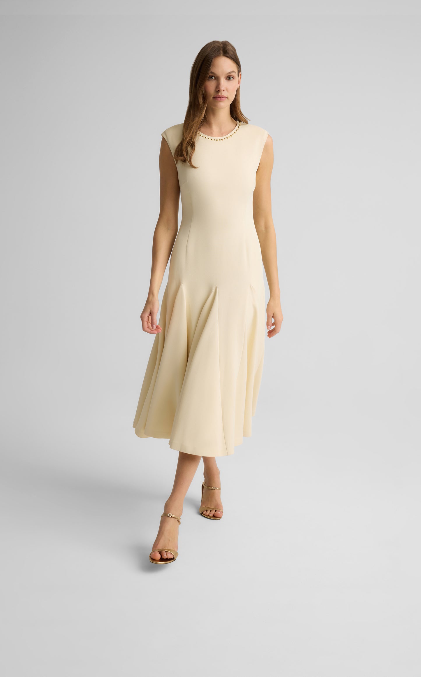 Gracie Dress in Stretch Italian Viscose Blend