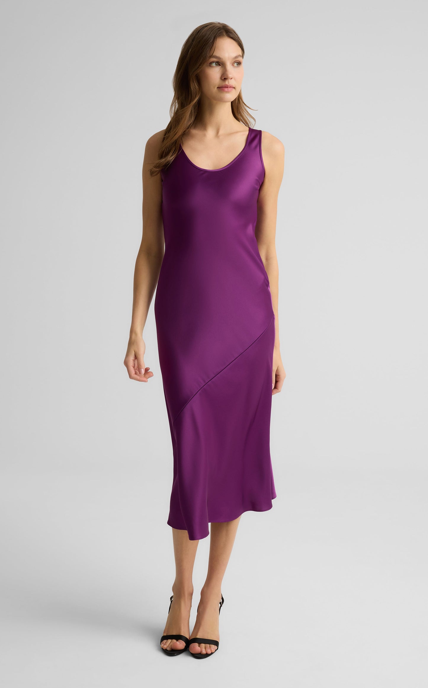 Sara Dress in Liquid Satin