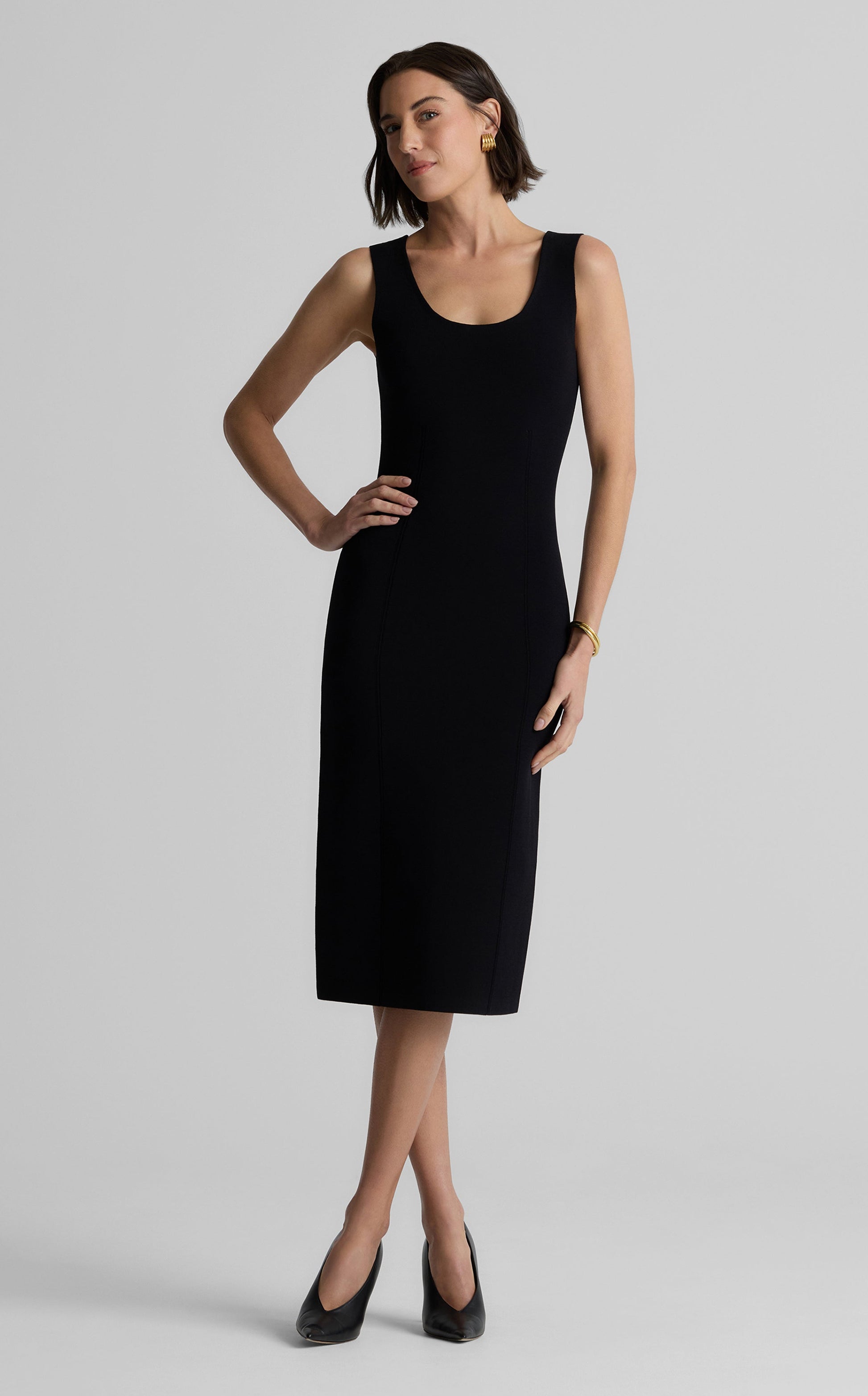 Lynn Dress In Santa Roma Knit St. John Knits Lynn Dress In Santa Roma Knit St. John Knits