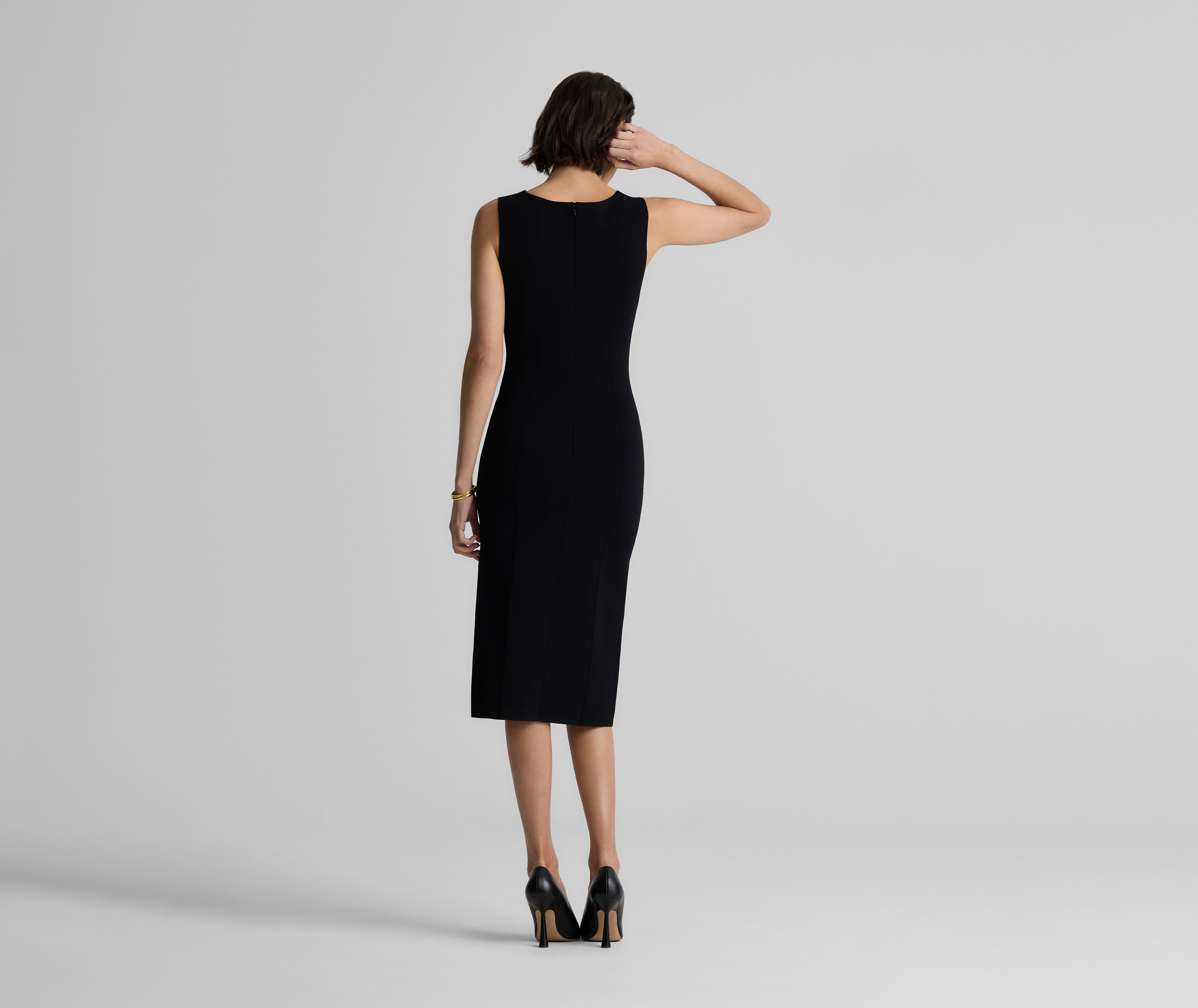 【新品】imperf Classic Knit Dress 38 Lynn Dress In Santa Roma Knit – St. John Knits