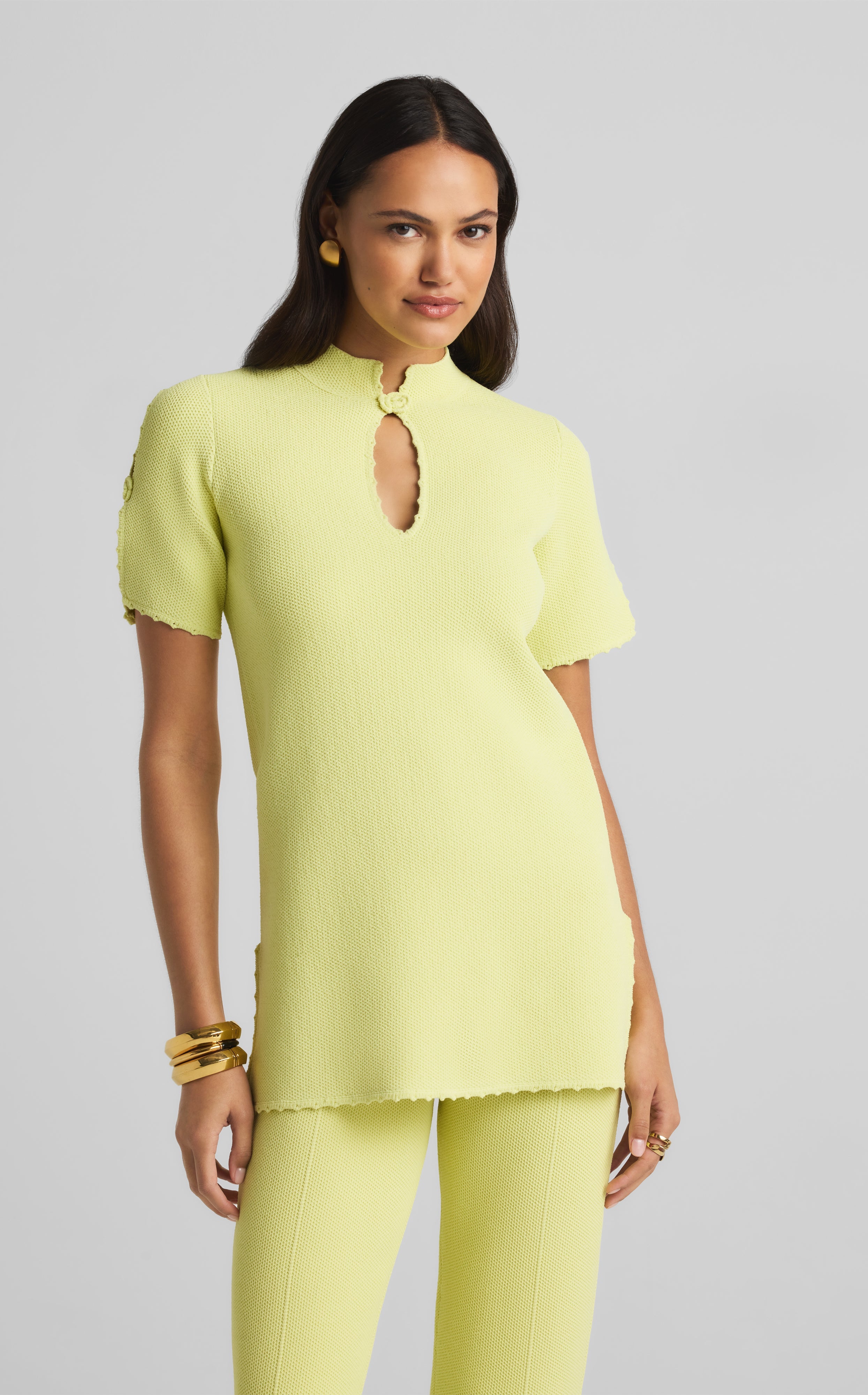 Honeycomb Knit Tunic – St. John Knits