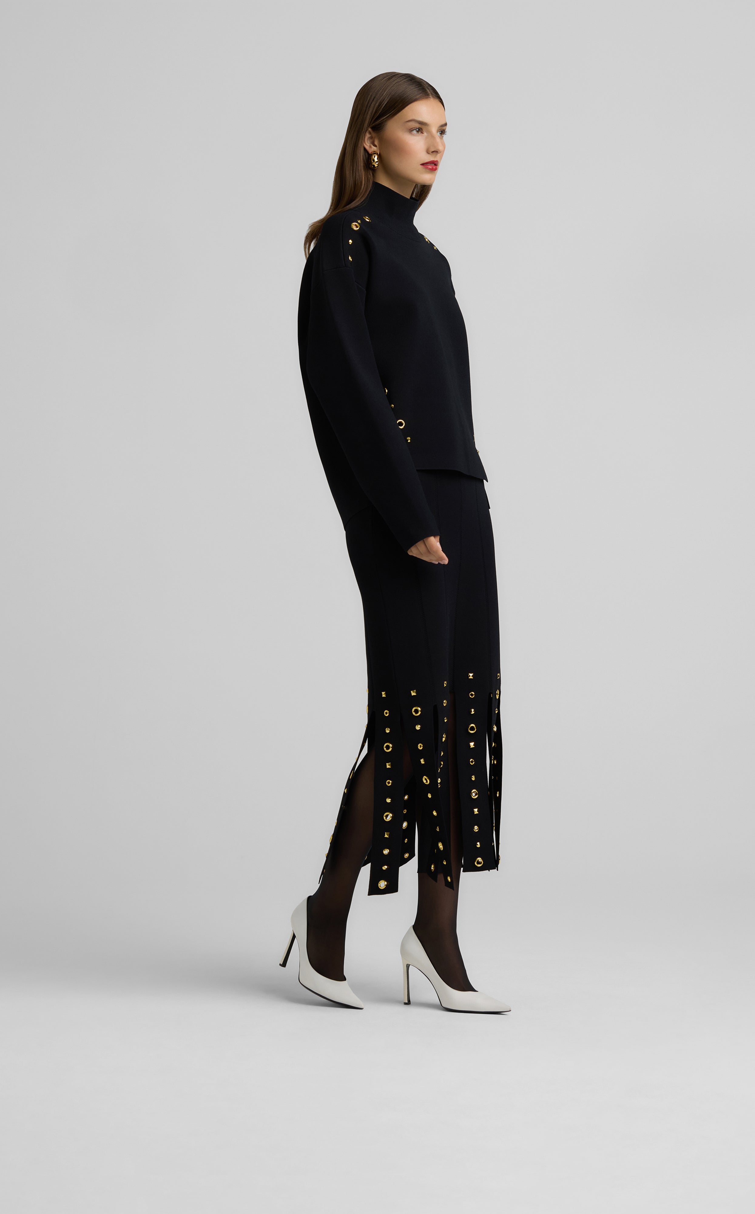 小物 NKNIT sheer llic KNIT arm/leg cover NKNIT sheer metallic KNIT arm/leg cover