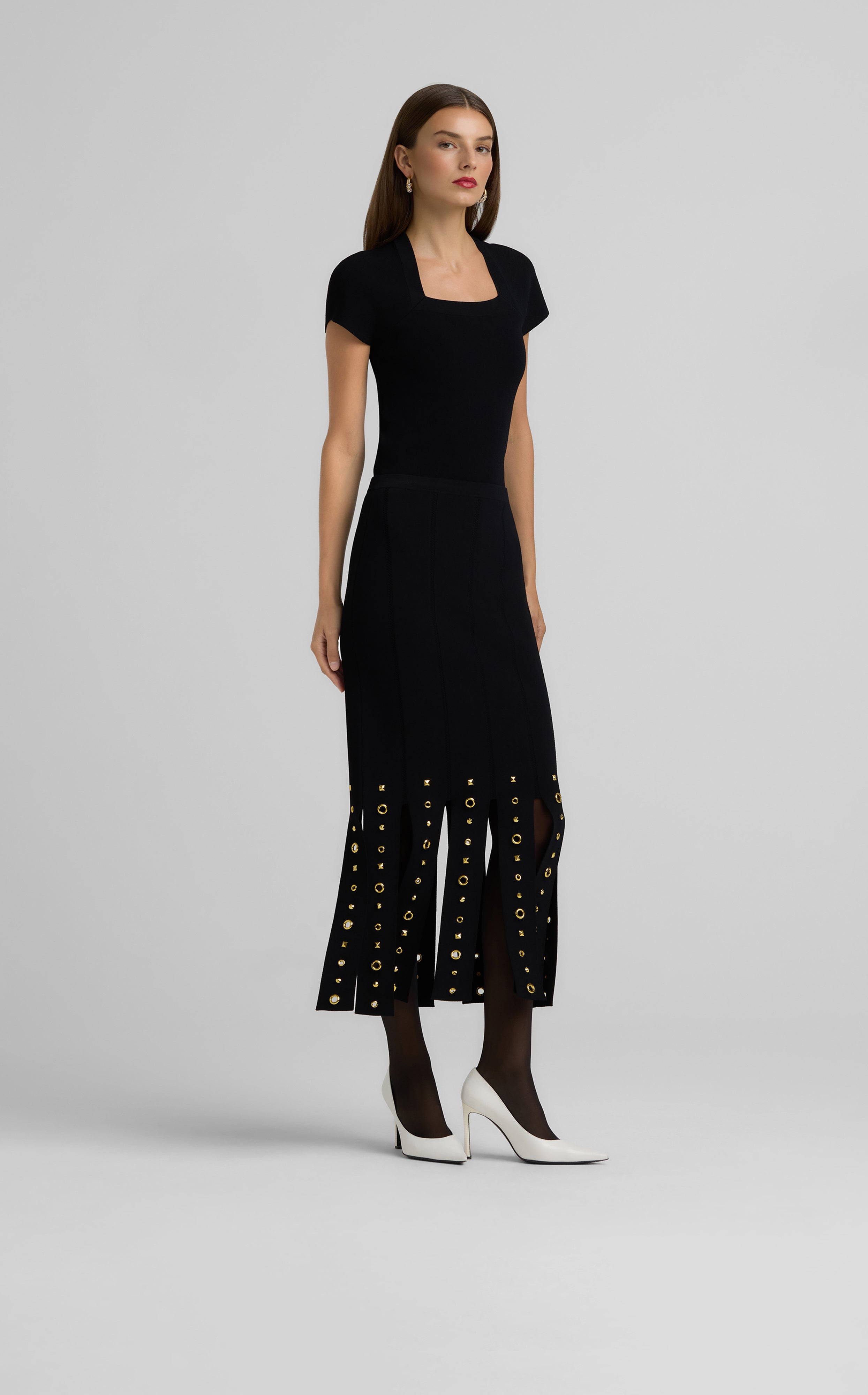 Square Neck Sweater – St. John Knits