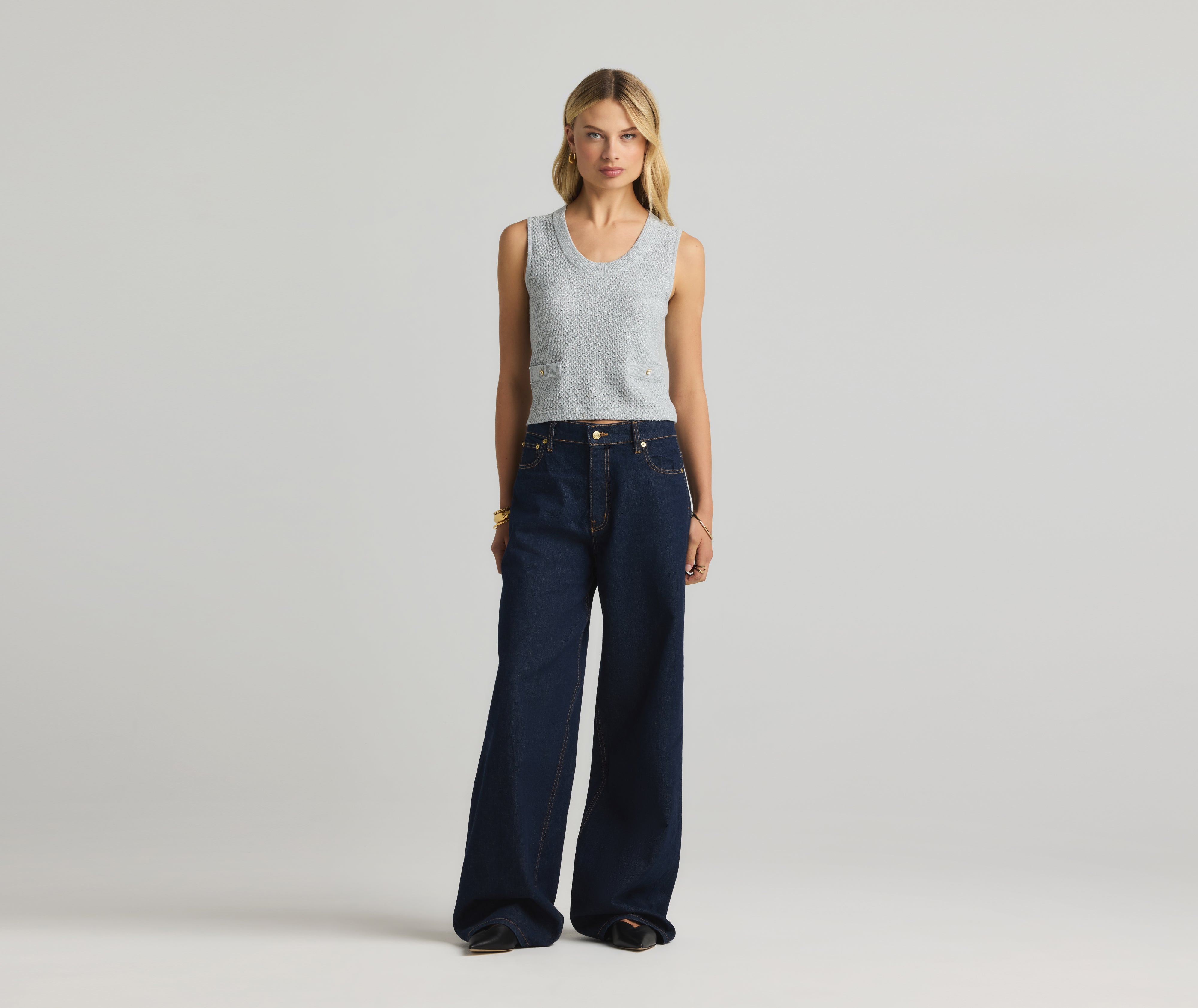 Microsequin Knit Tank – St. John Knits