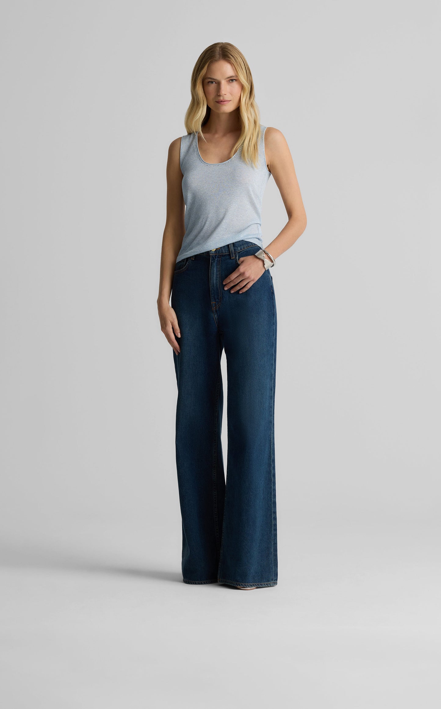 Diana Shell in Metallic Knit