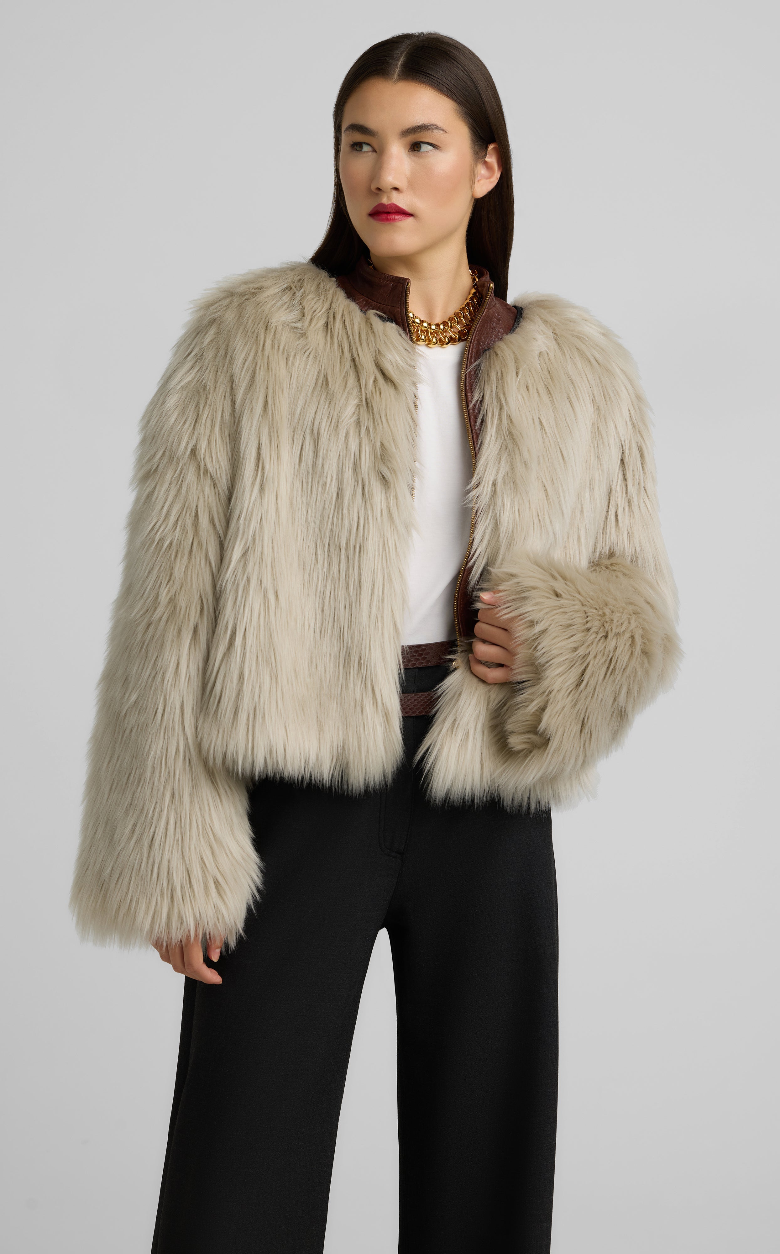 MICHI×SLY FUR JK SLY（スライ）の「MICHIXSLY FUR JK ミチスライ ファー