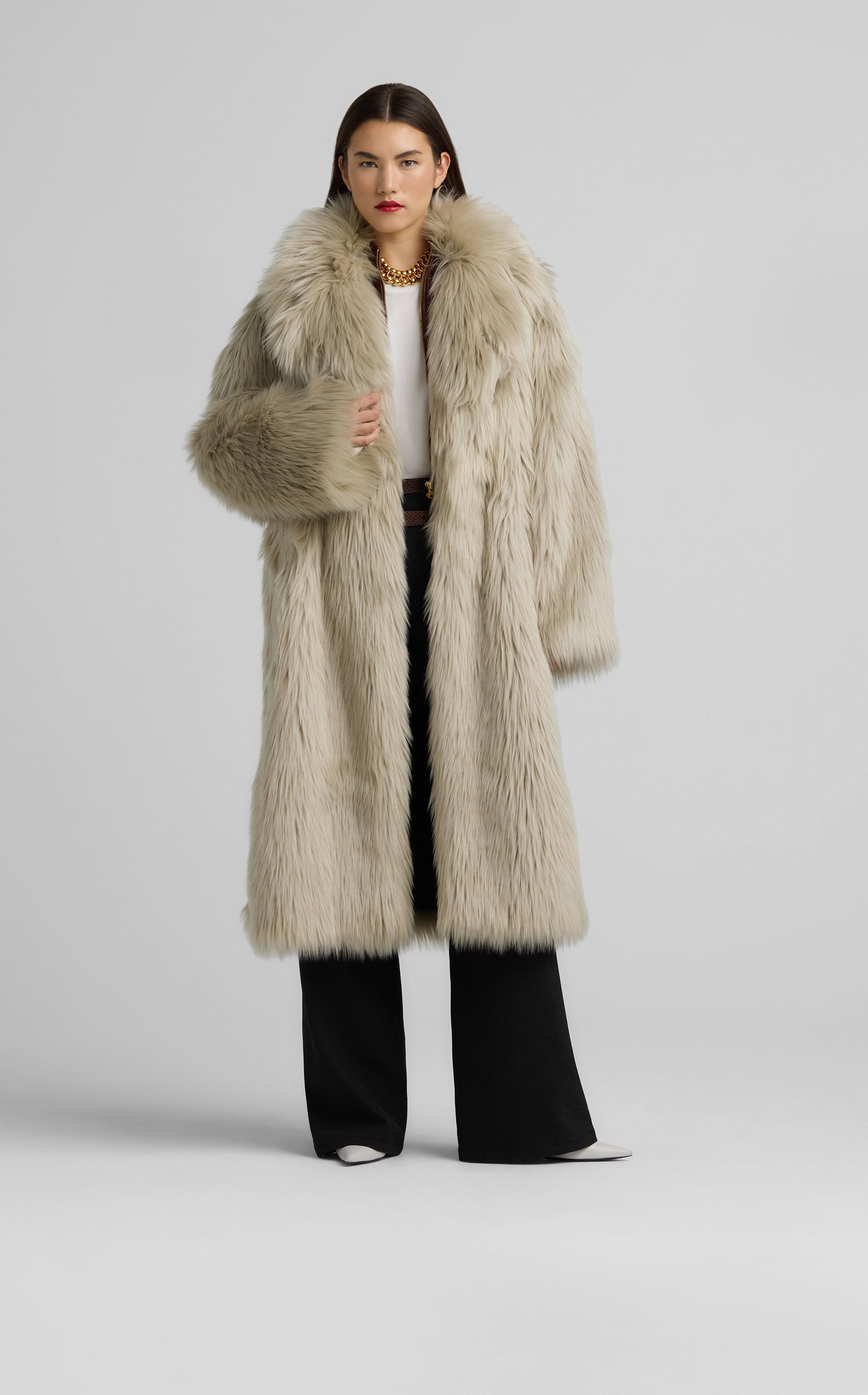 Faux Fur Coat