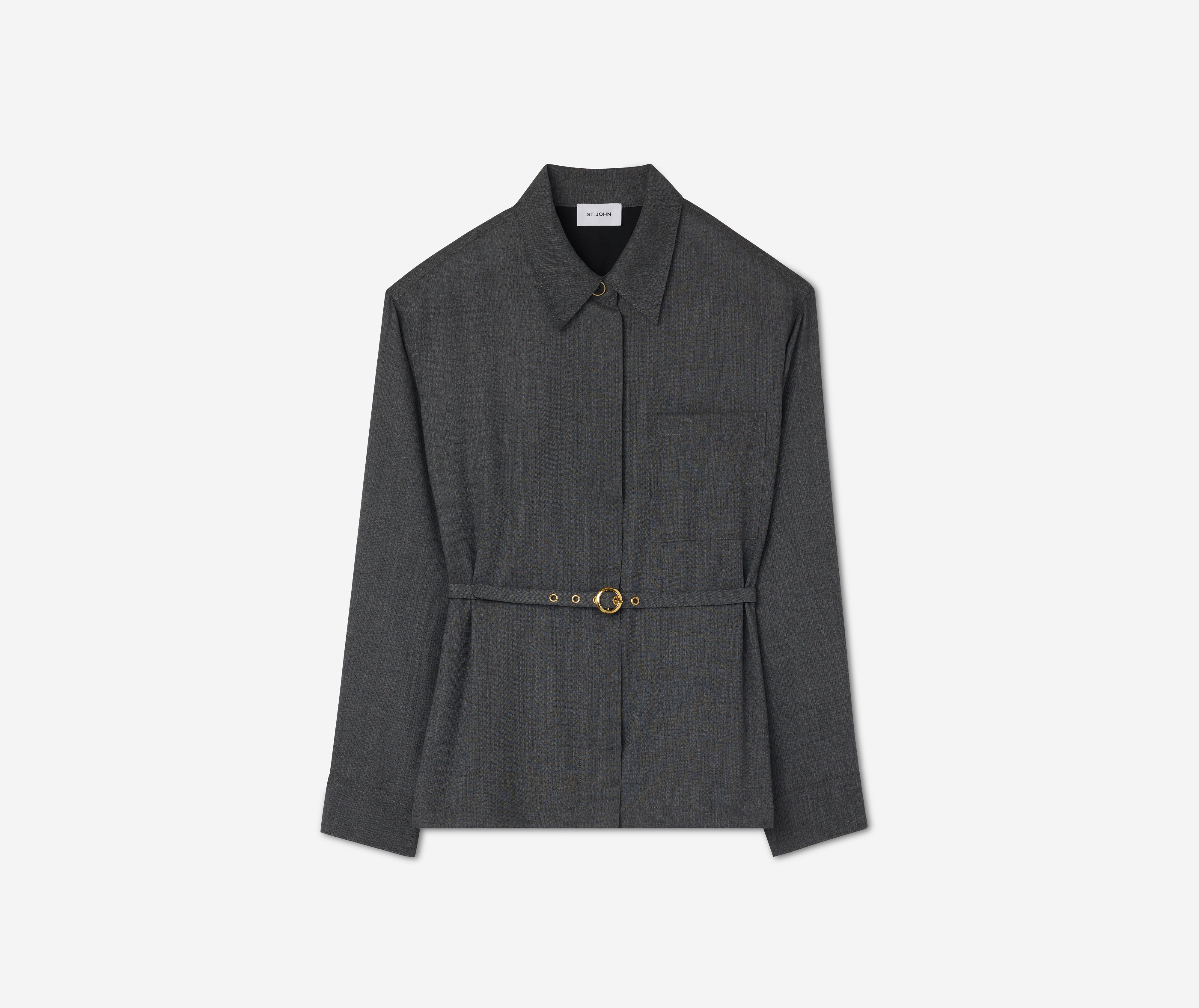 Lightweight Wool Voile Jacket – St. John Knits