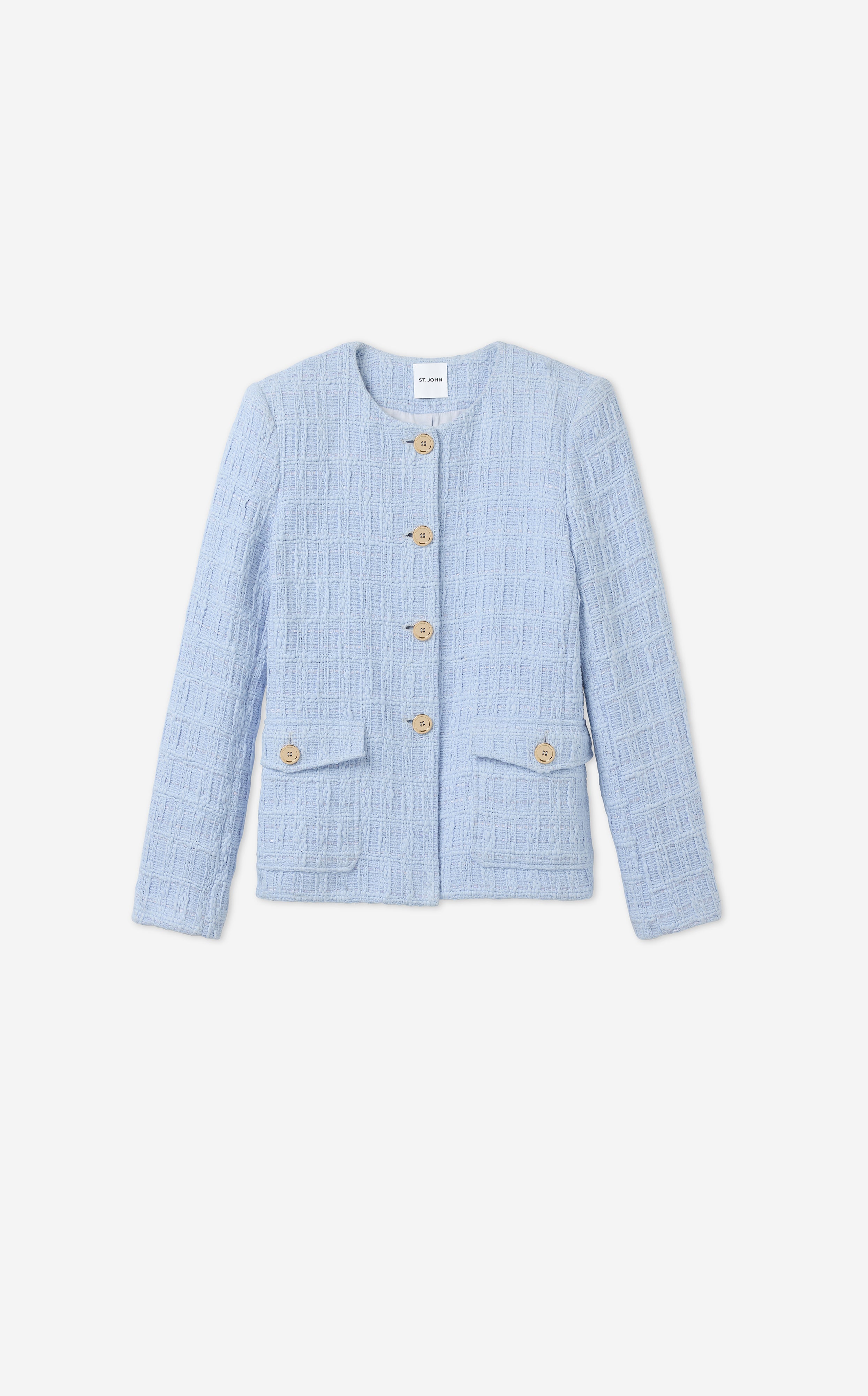 ジャケット・アウター block pattern tweed jacket ジャケット・アウター block pattern tweed jacket If Only Studio