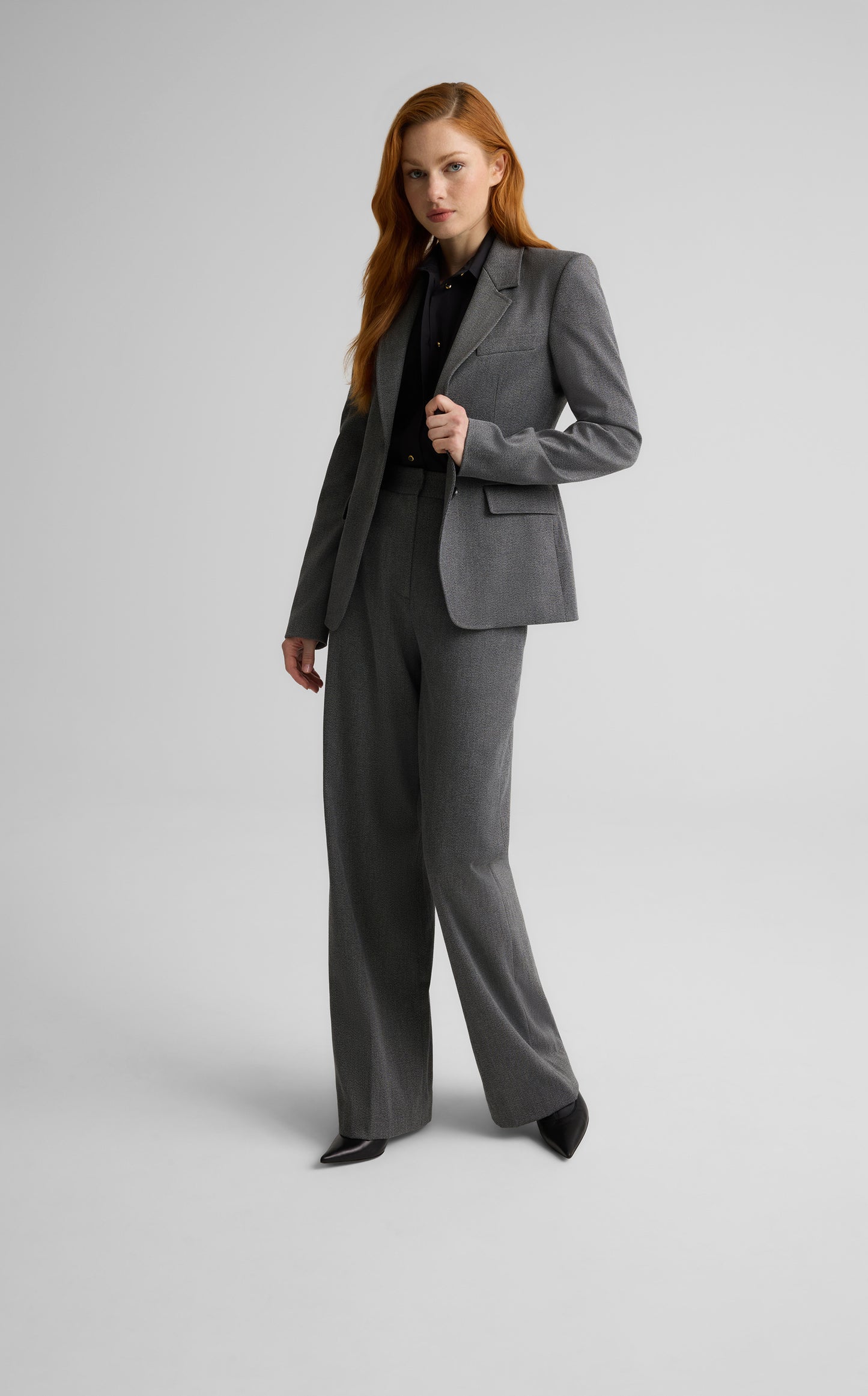 Amaris Jacket in Stretch Twill Suiting
