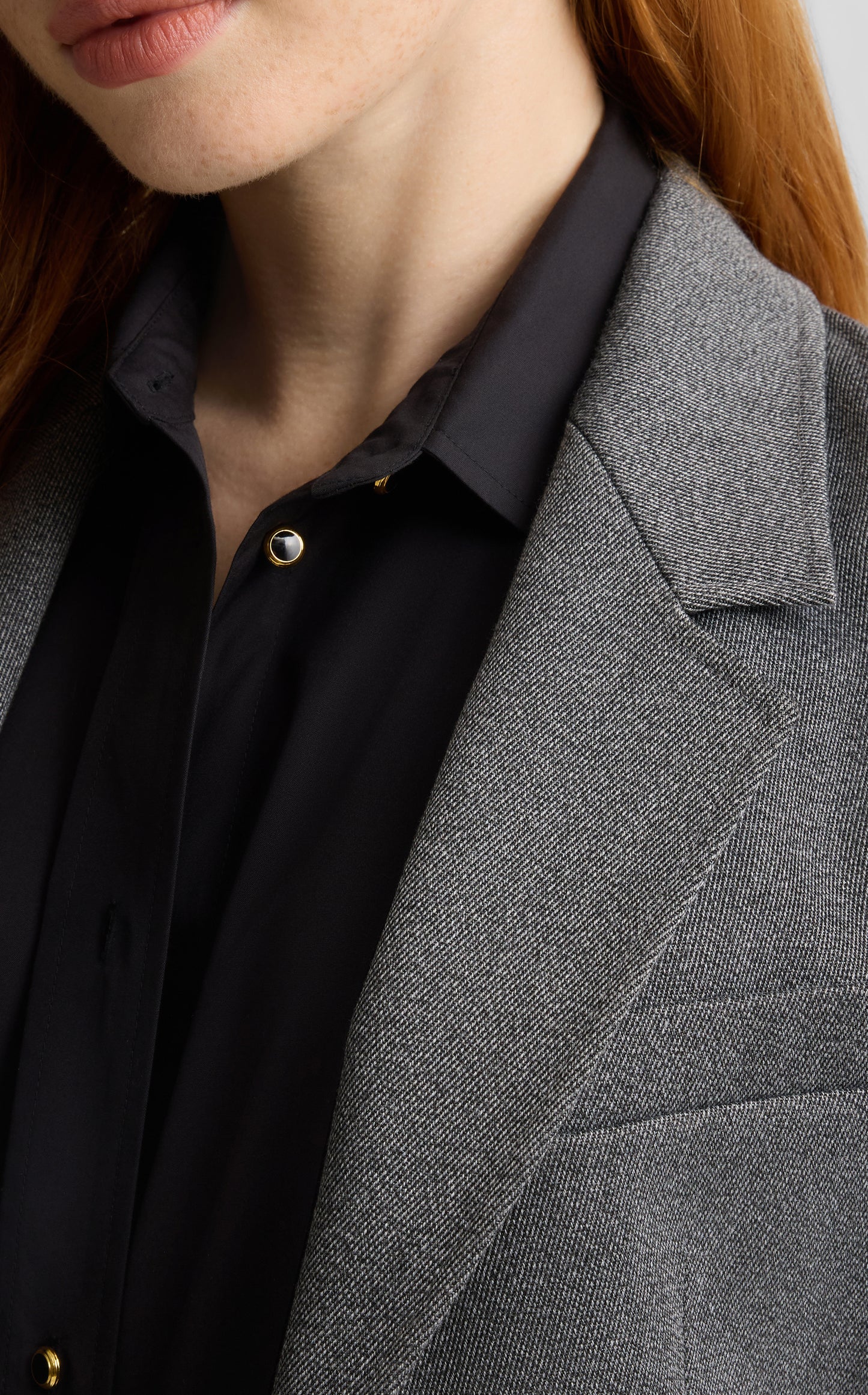 Amaris Jacket in Stretch Twill Suiting