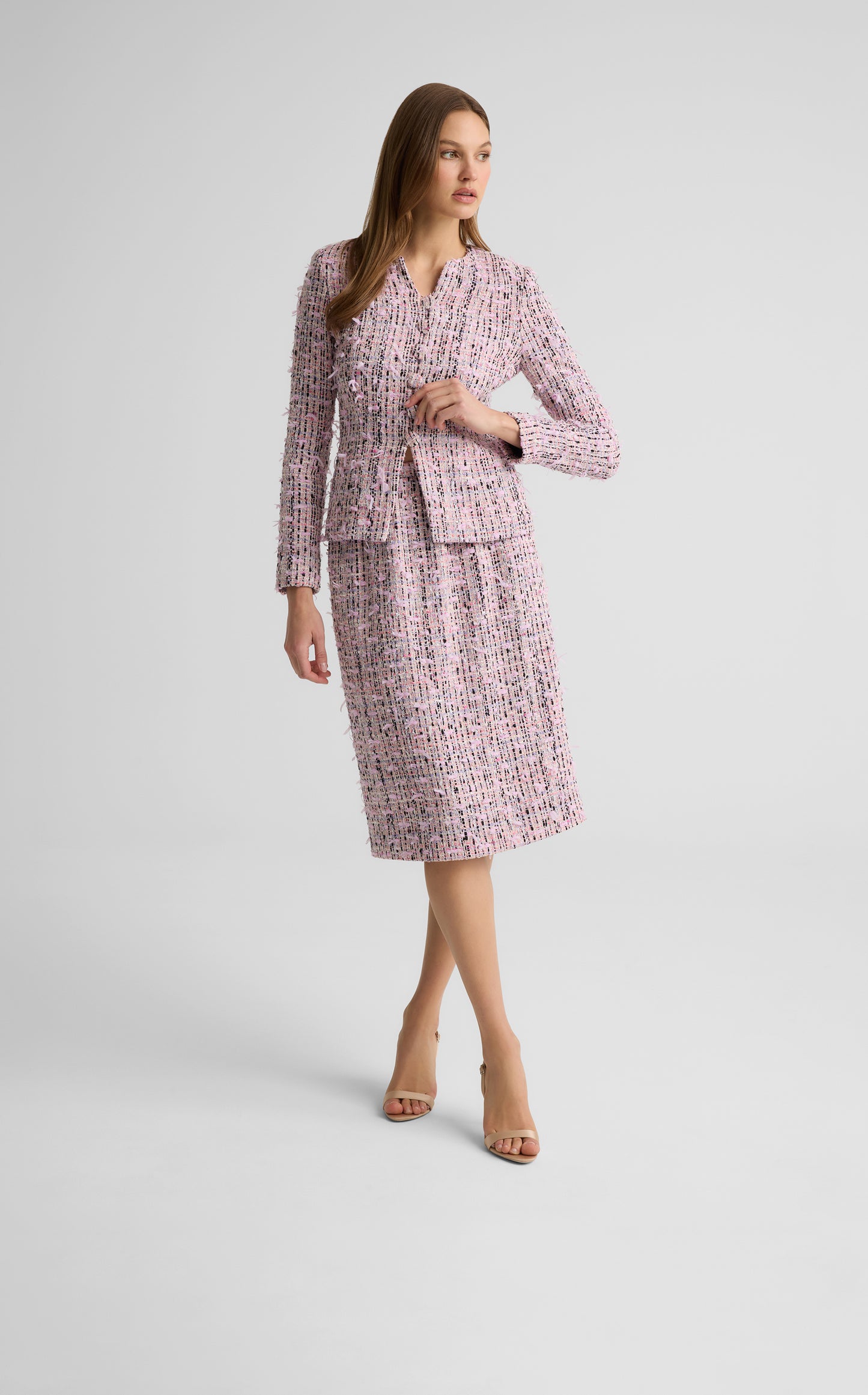 Anastasia Jacket in Ivy Tweed