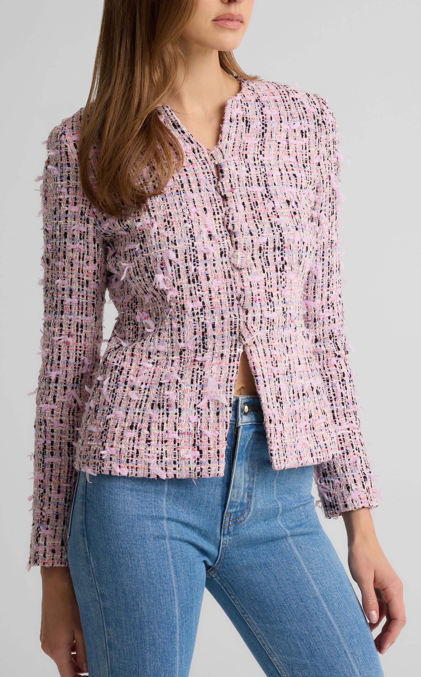 Anastasia Jacket in Ivy Tweed