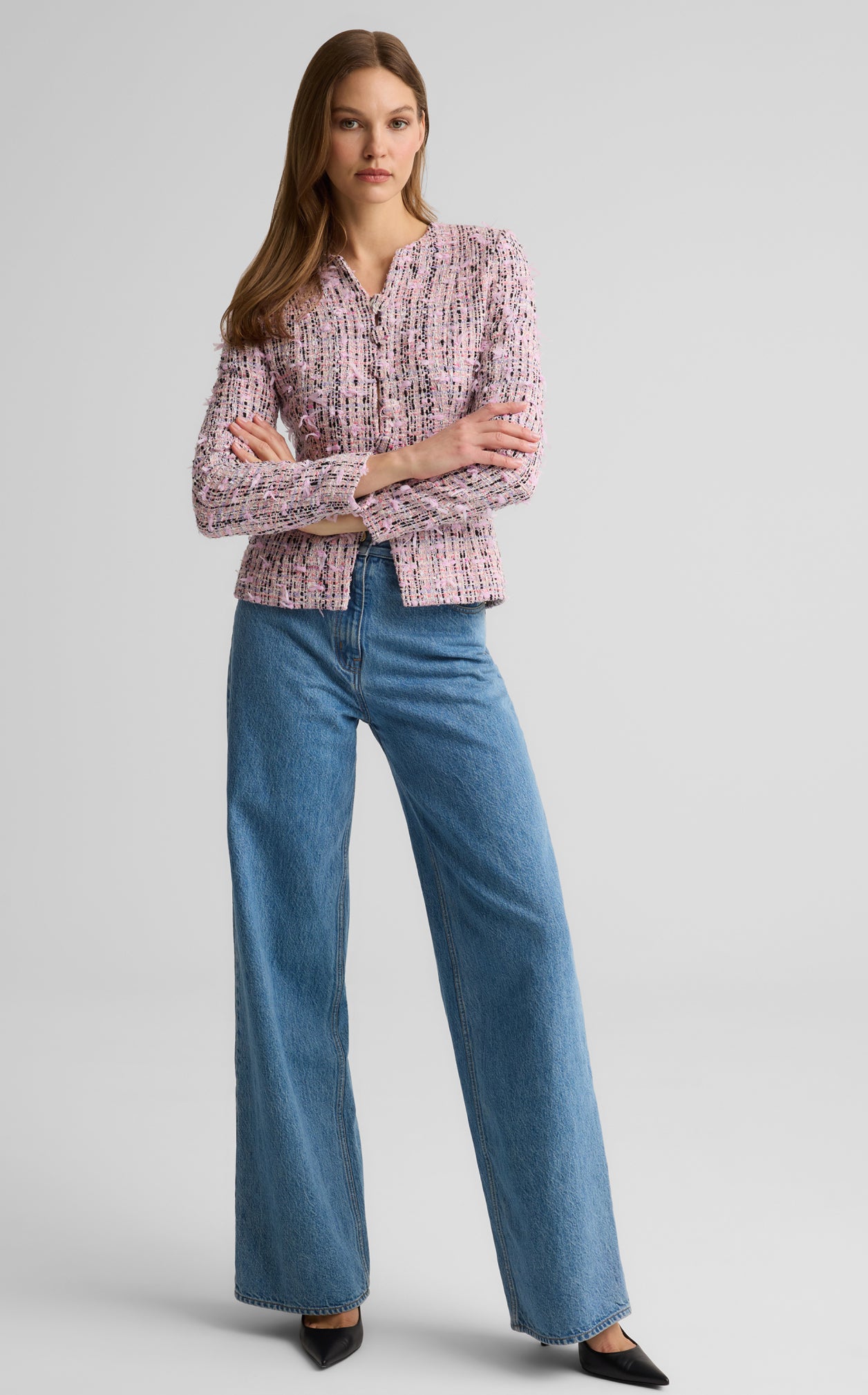 Anastasia Jacket in Ivy Tweed | St. John Knits