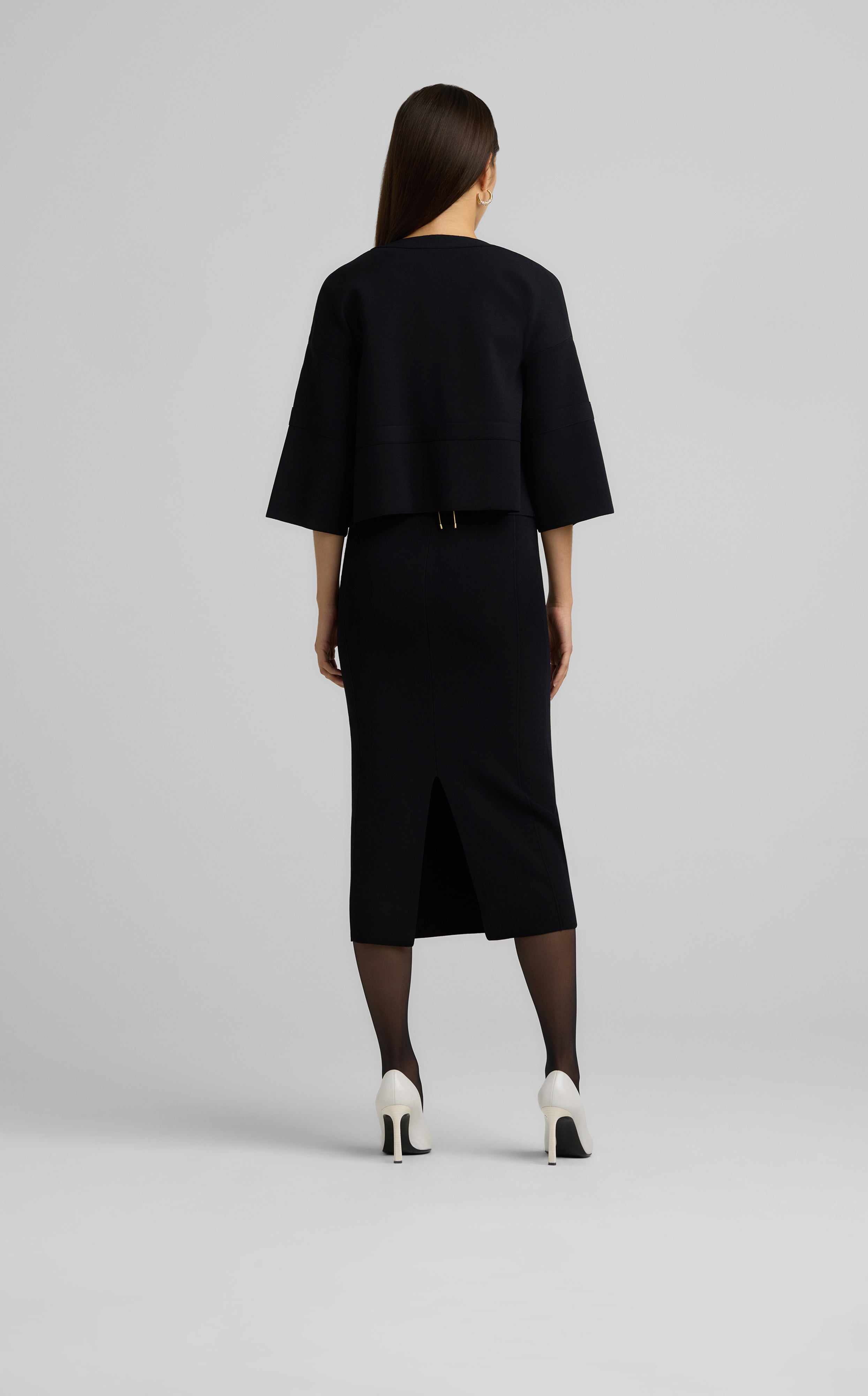 Chain Detail Milano Jacket – St. John Knits