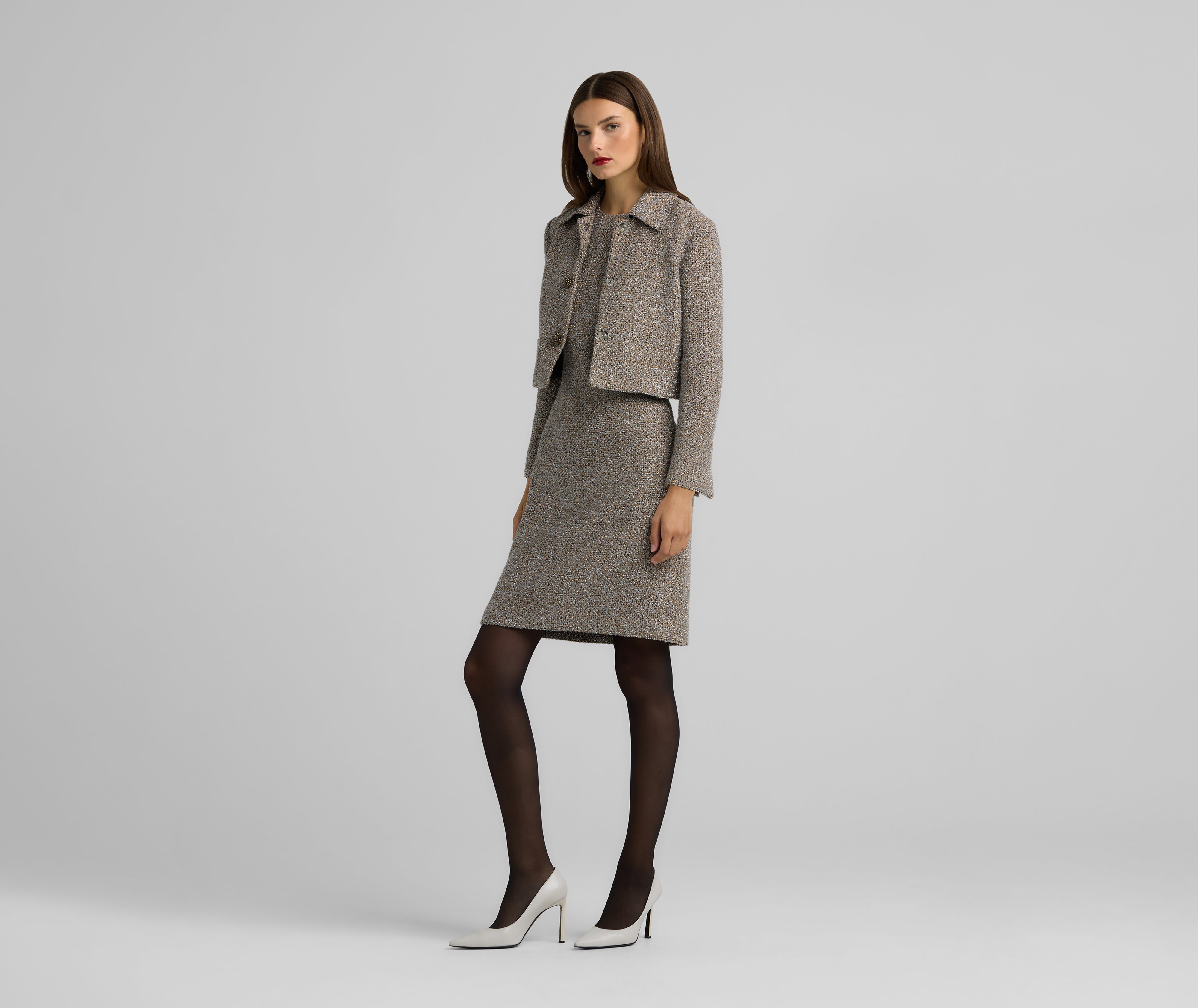 Amazon.com: JYHBHMZG Light Blue Tweed Jacket - Classic
