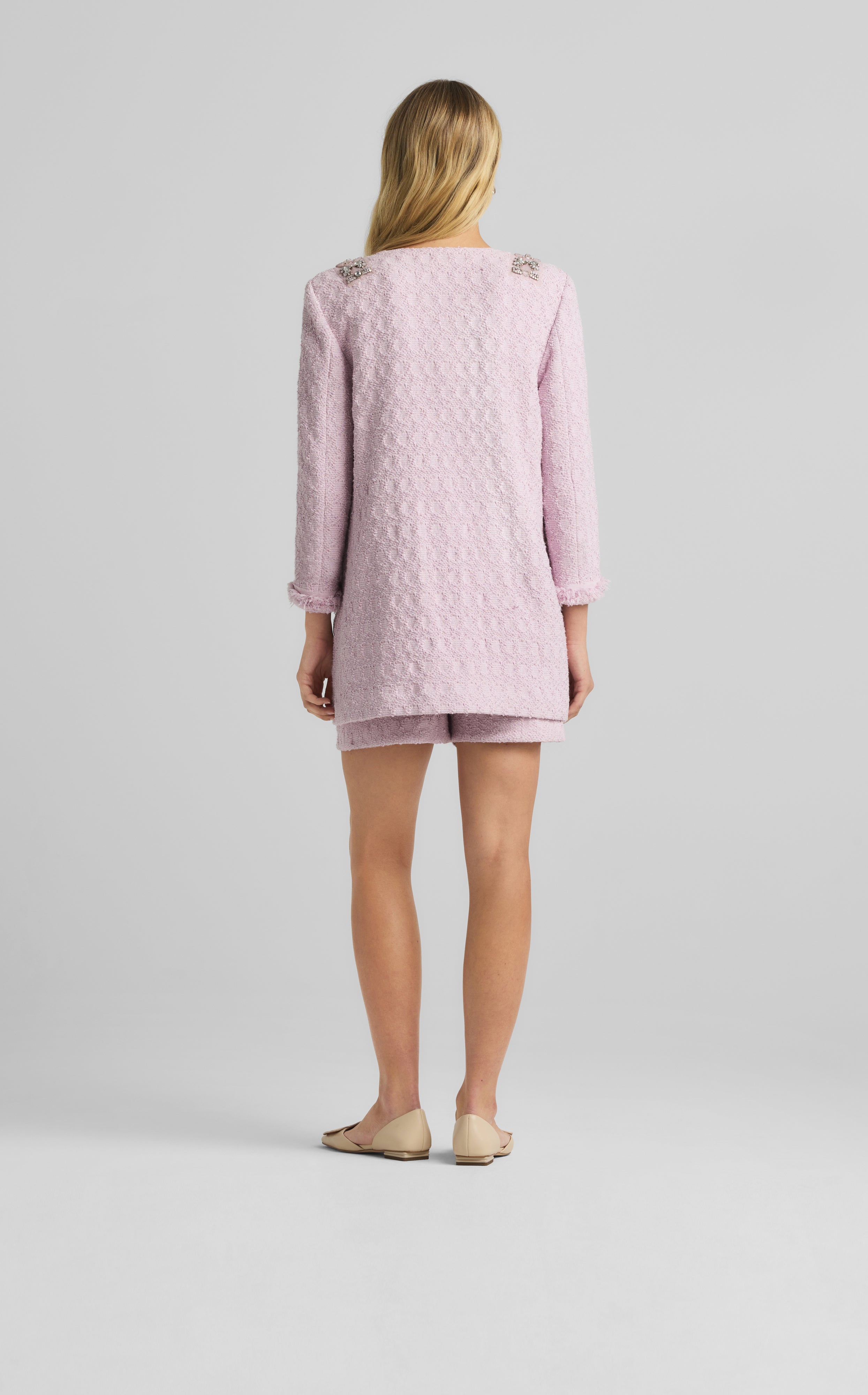 ジャケット・アウター PONTI Light wool fabric JK WASHER WOOL GABARDINE ASYMMETRICAL PLEATED JACKET – THE SHOP