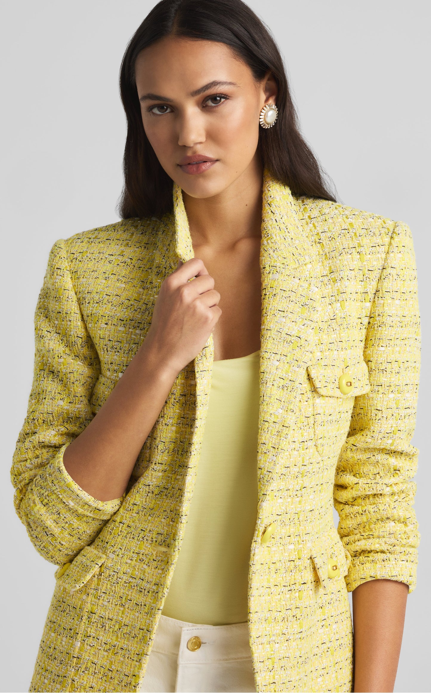 Lightweight Lurex Tweed Jacket