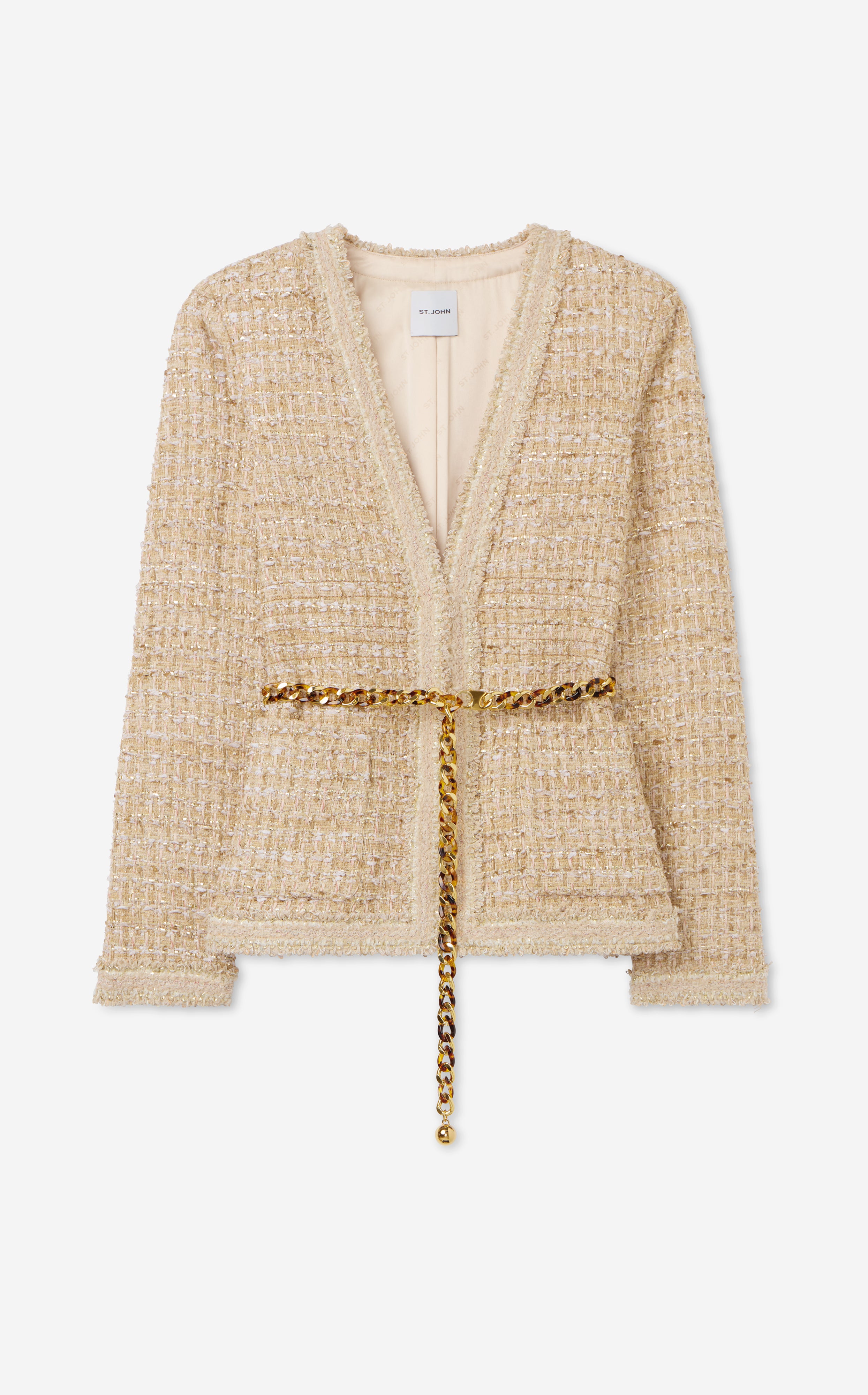 Josie Jacket in Linden Tweed – St. John Knits