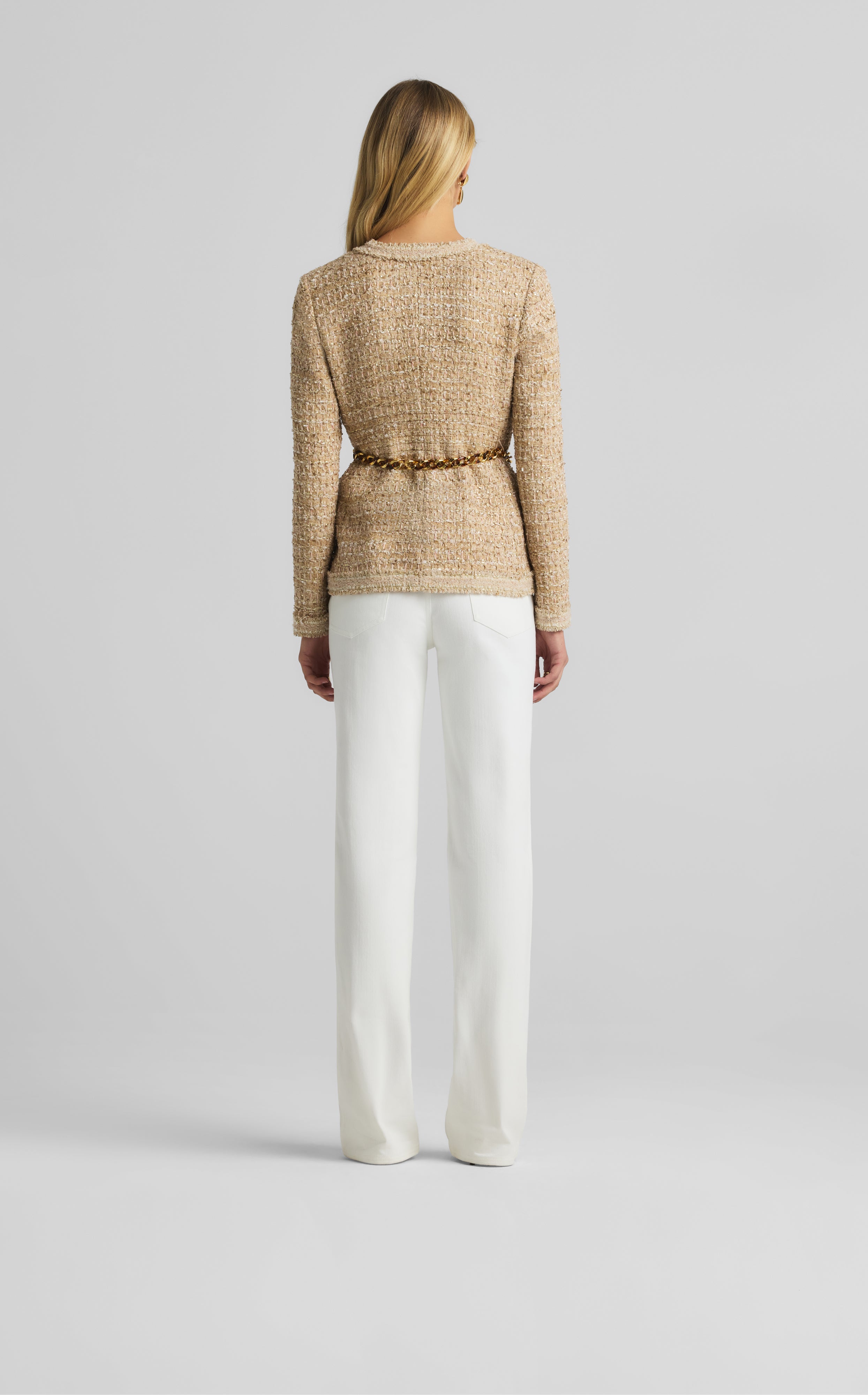 Josie Jacket in Linden Tweed – St. John Knits