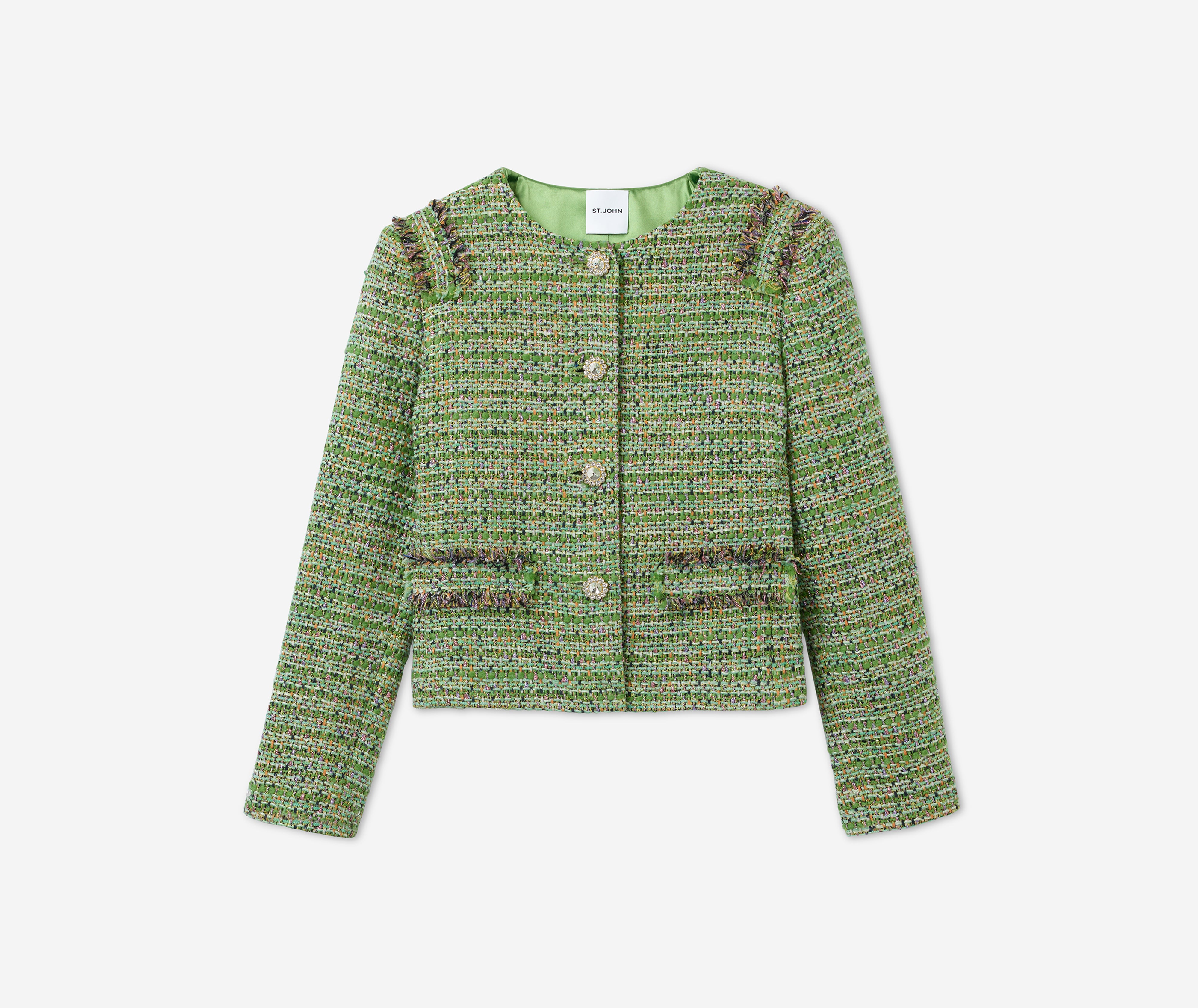 ジャケット・アウター mideal spring tweed over jacket gleen ジャケット・アウター mideal spring tweed over jacket gleen