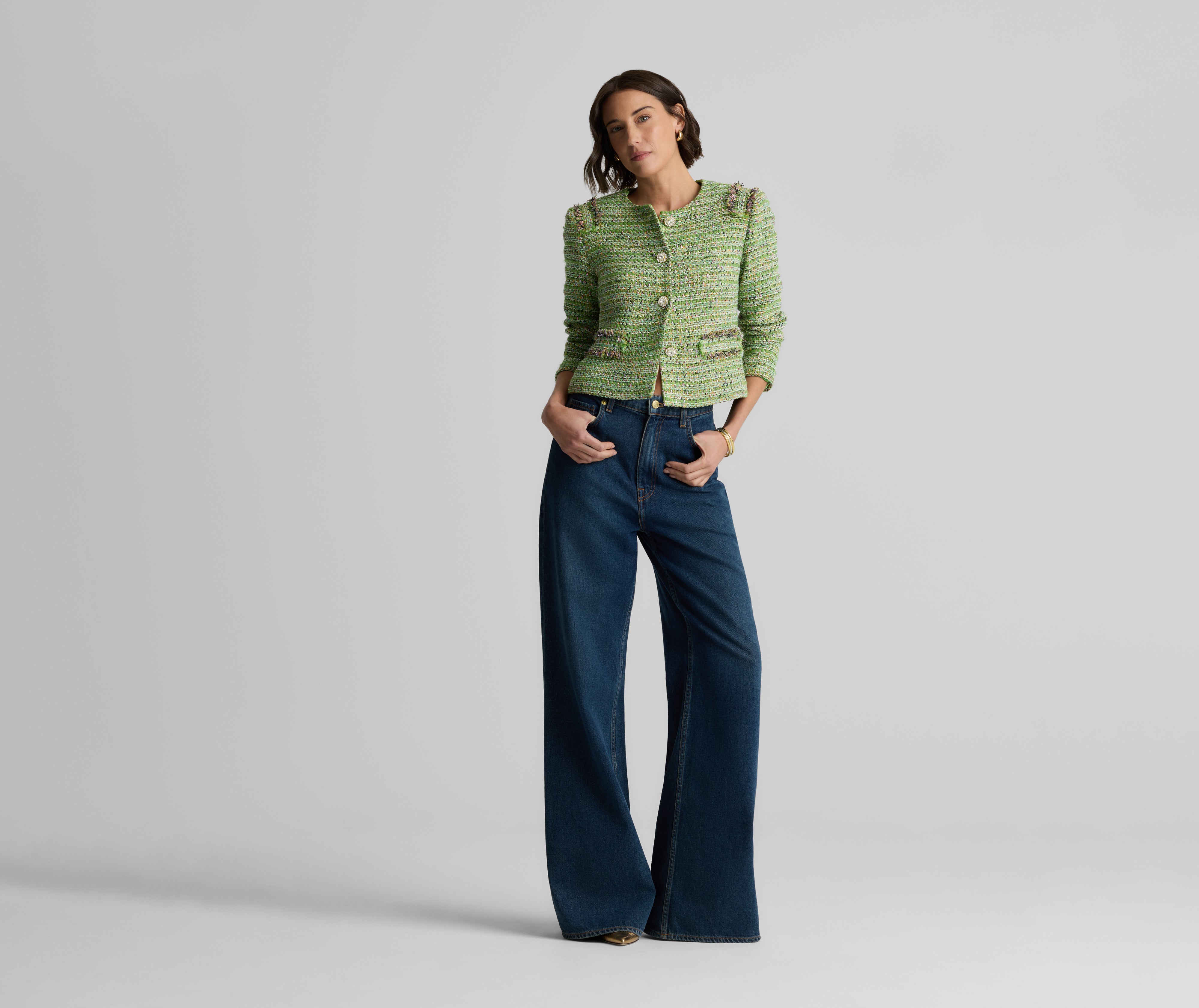 ジャケット・アウター LIDNM VISCOSE LINEN W JACKET Linen Viscose Single-Breasted Jacket | Falconeri