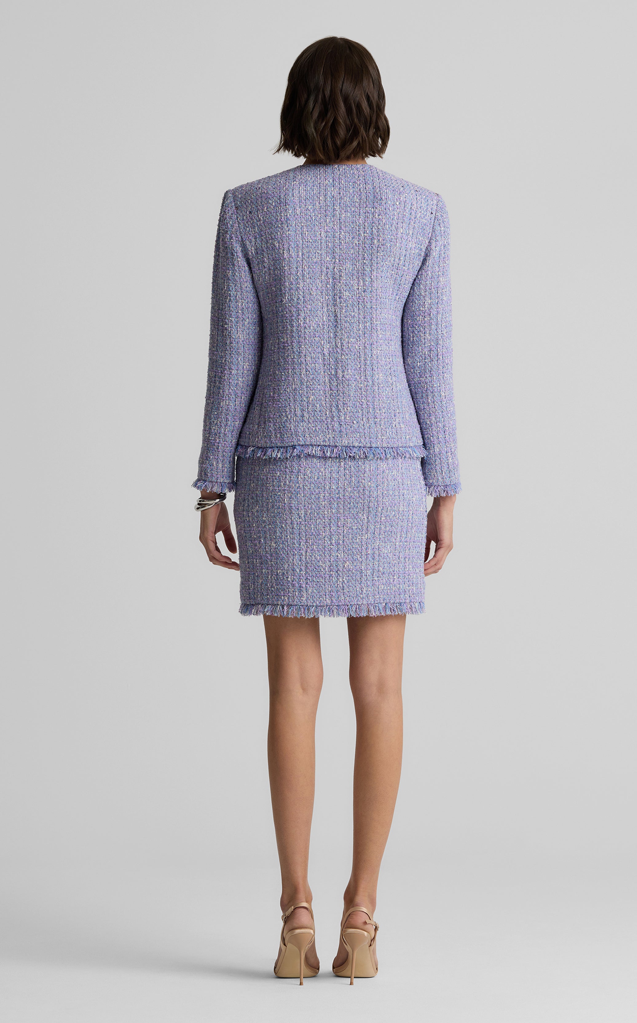 Sinclair Jacket in Monroe Tweed – St. John Knits