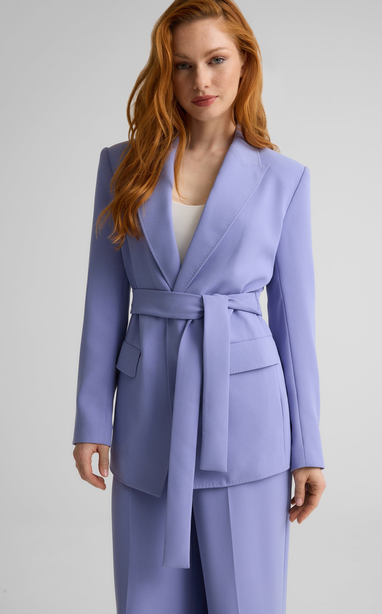 Juliana Jacket in Satin Back Crepe