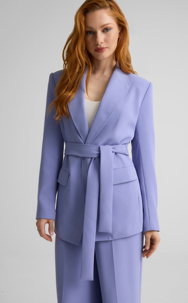 Juliana Jacket in Satin Back Crepe