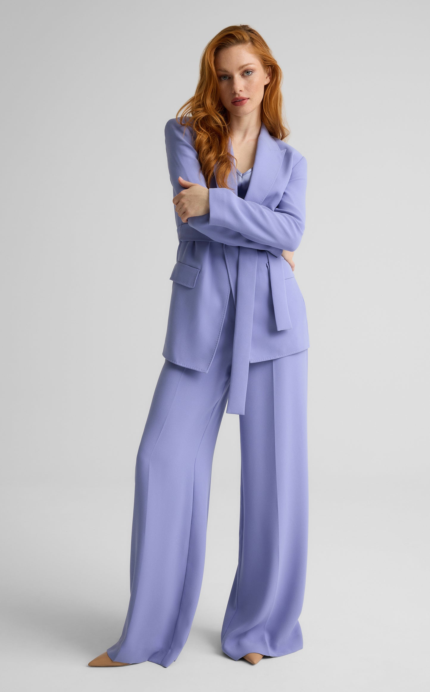 Juliana Jacket in Satin Back Crepe