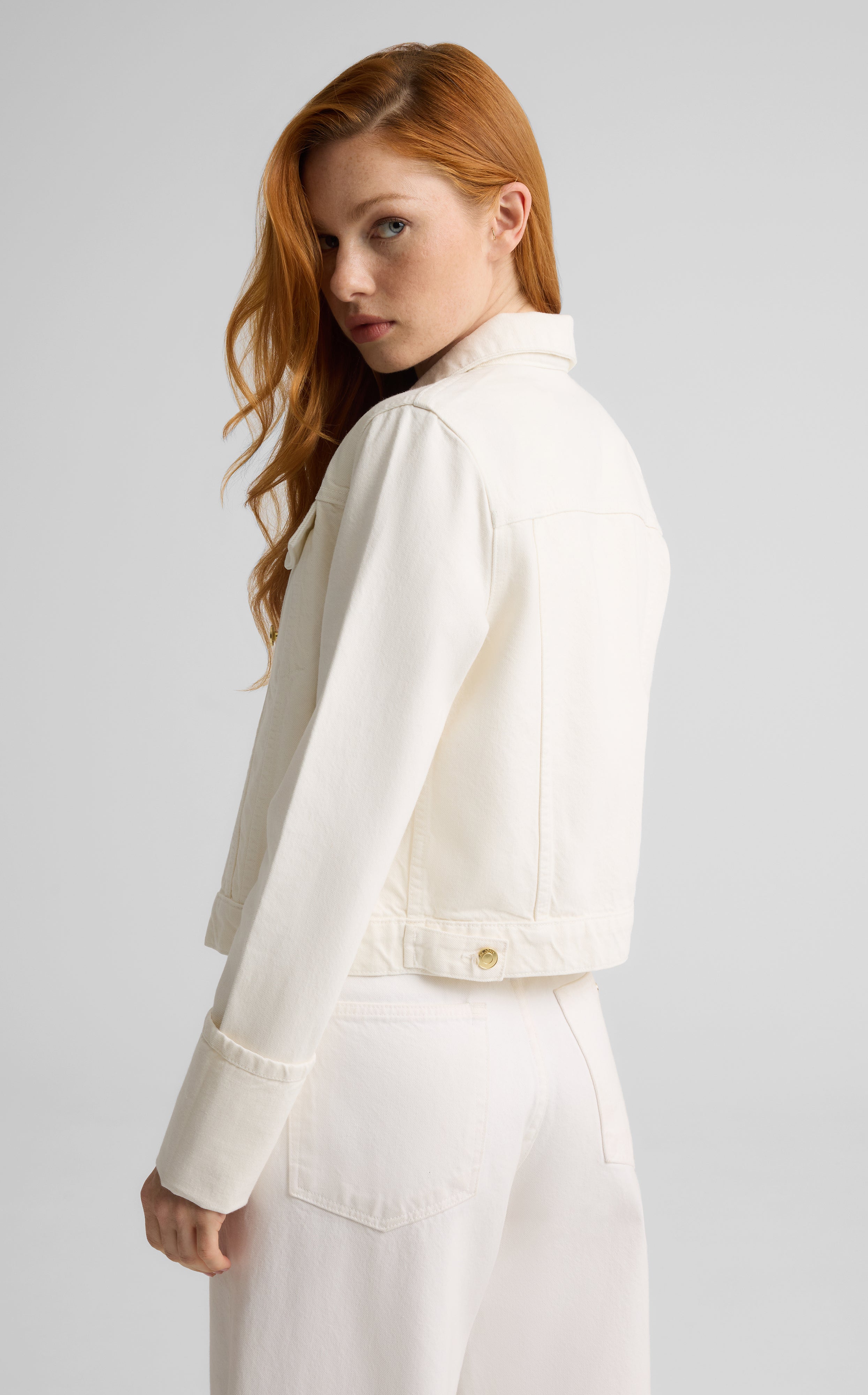 ジャケット・アウター MEIAS WHITE DENIM KNIT JAKET 24SS The Melrose Jean Jacket – St. John Knits