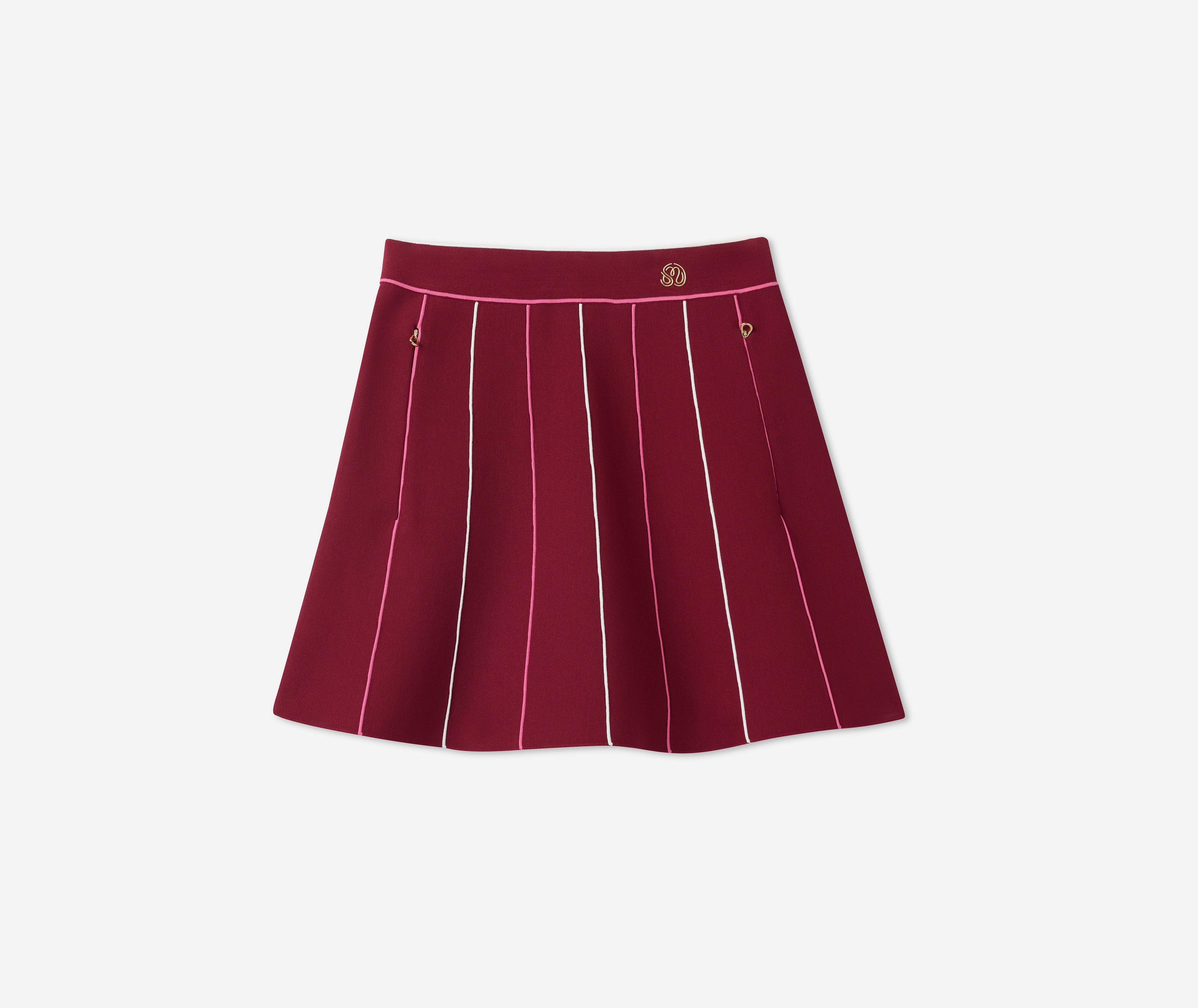 Serena Skirt in St. John x Malbon Santa Roma Knit – St. John