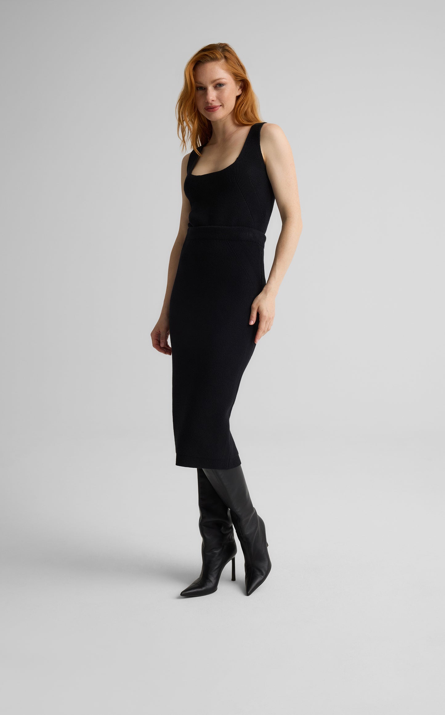 Rhea Skirt in Redondo Rib Knit