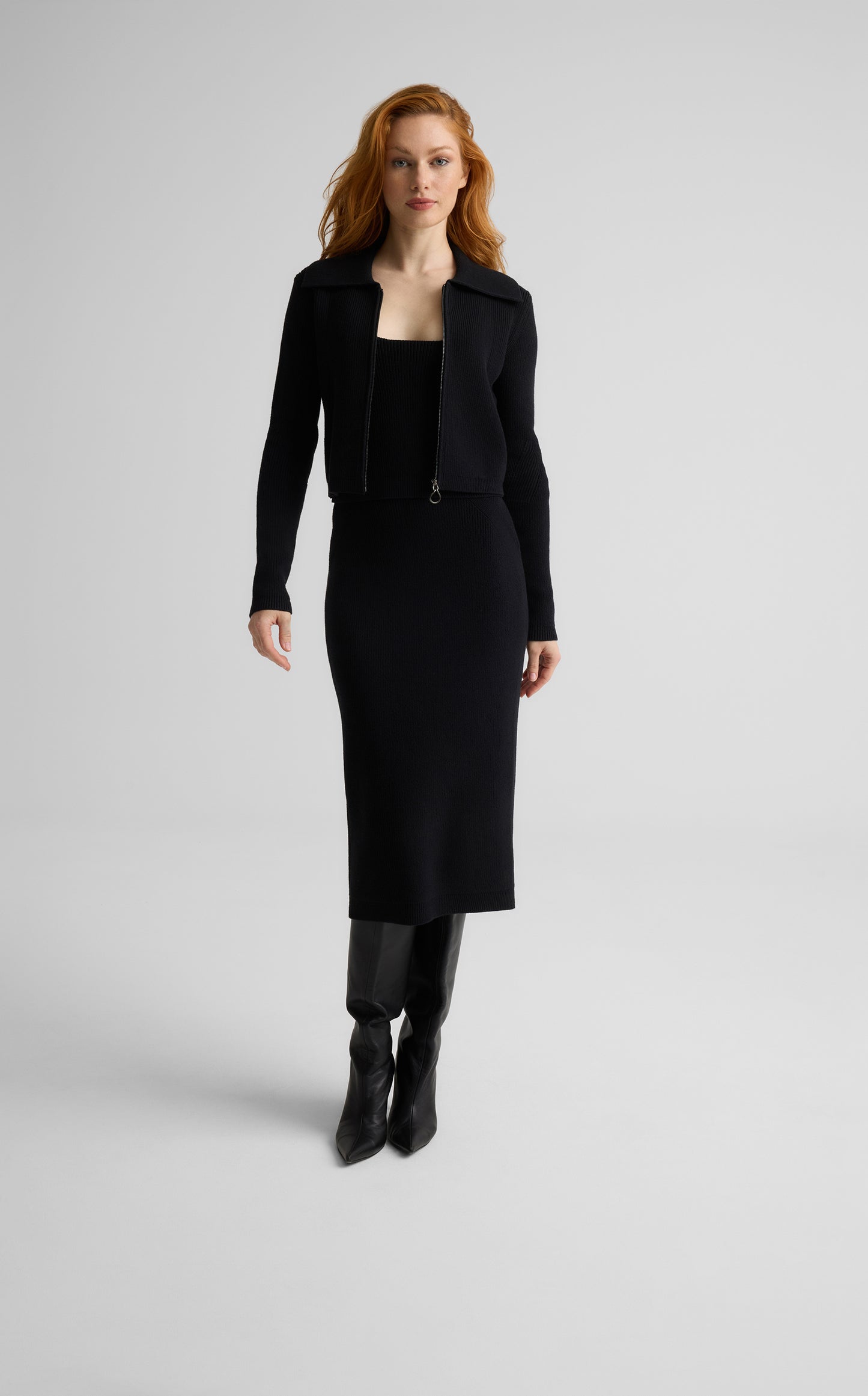 Rhea Skirt in Redondo Rib Knit