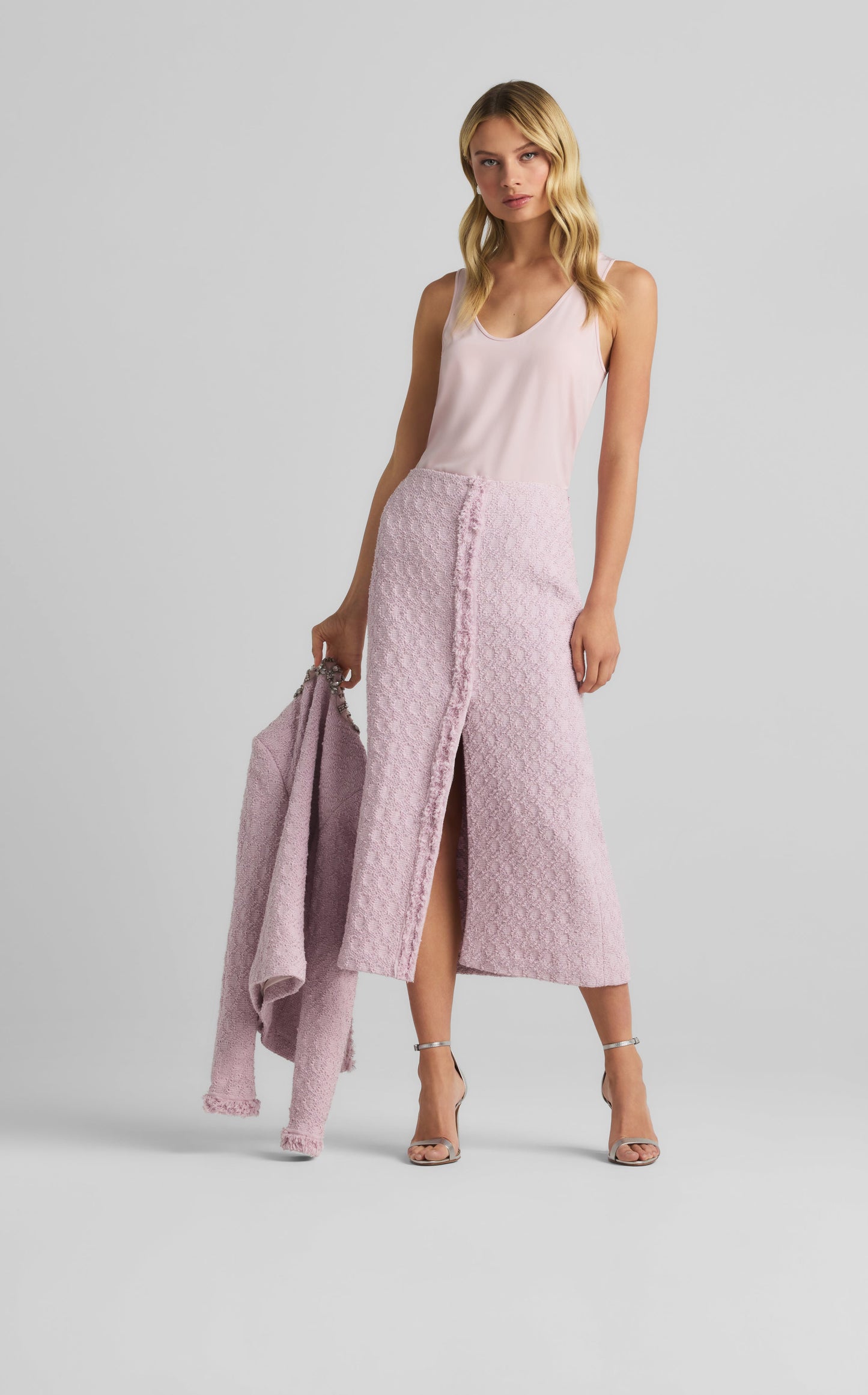 Honeycomb Textured Skirt