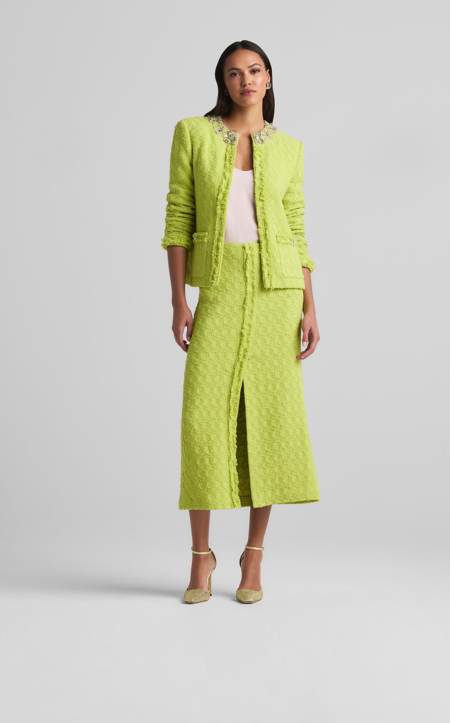 Honeycomb Knit Skirt
